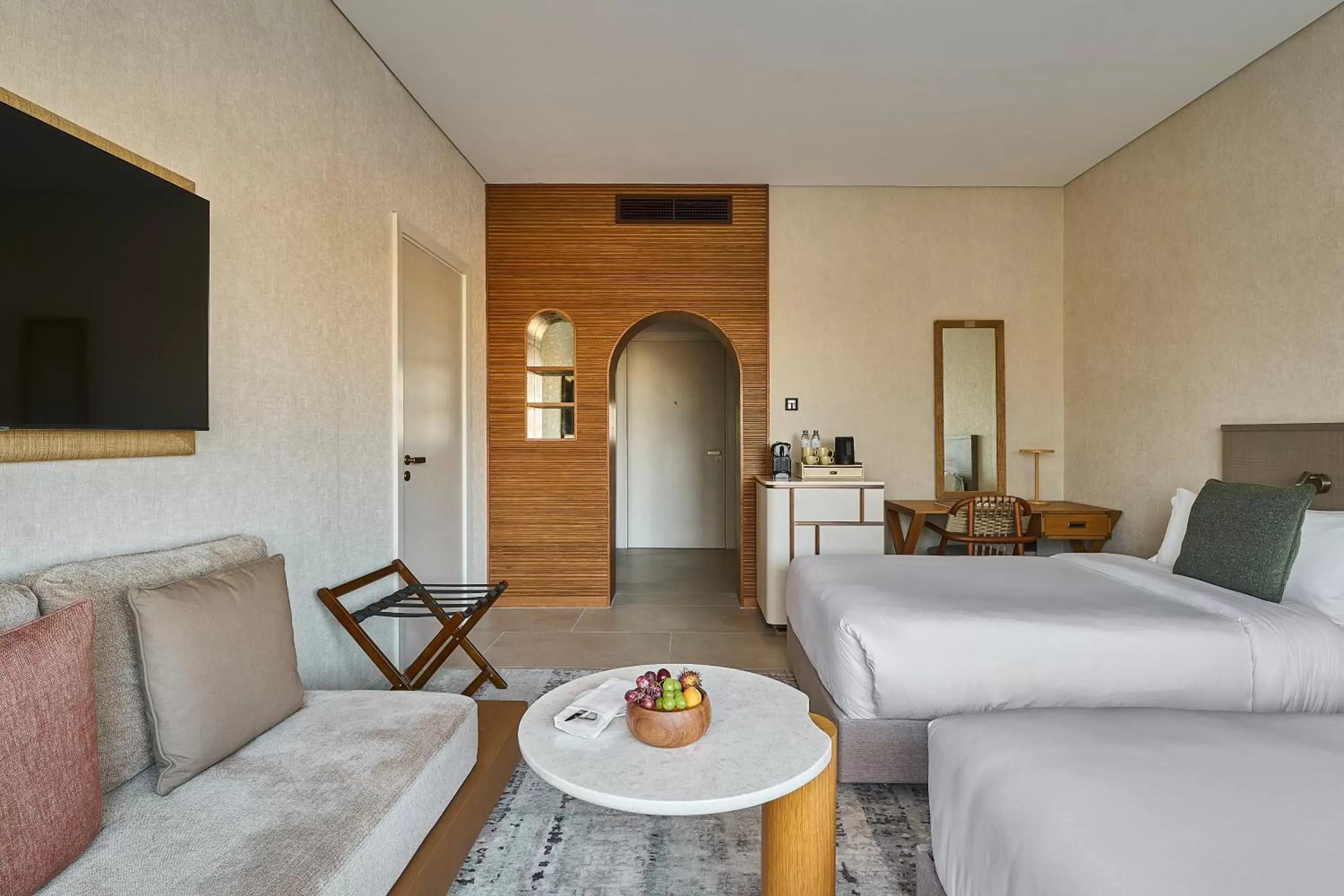 Deluxe Twin Room in ERTH Abu Dhabi Hotel Deluxe Twin Room in ERTH Abu Dhabi Hotel