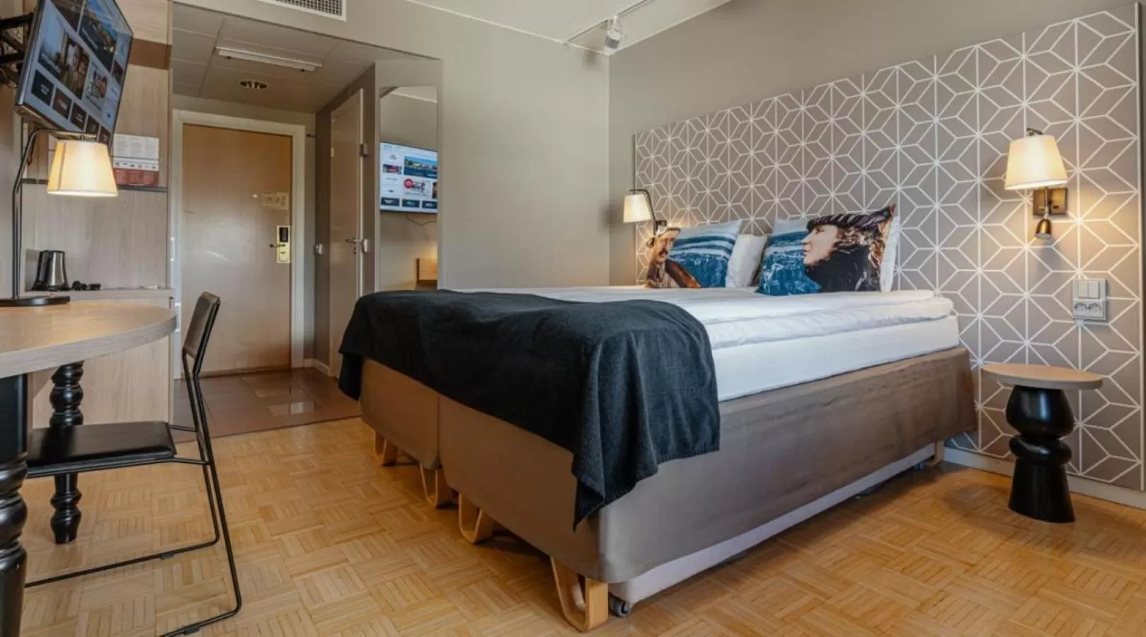 Bed in Original Sokos Hotel Vaakuna Mikkeli