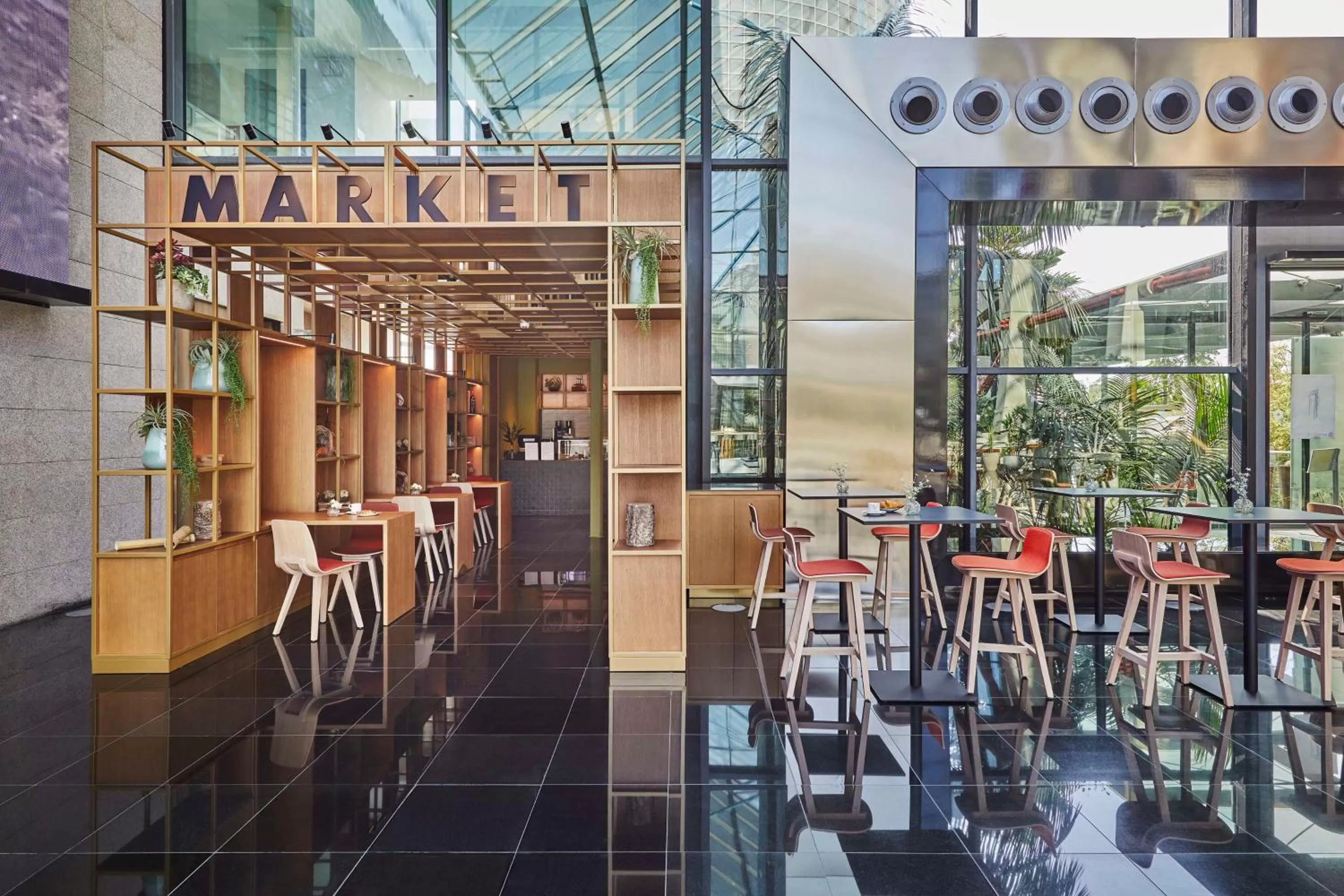 Lobby or reception in Hyatt Regency Barcelona Tower