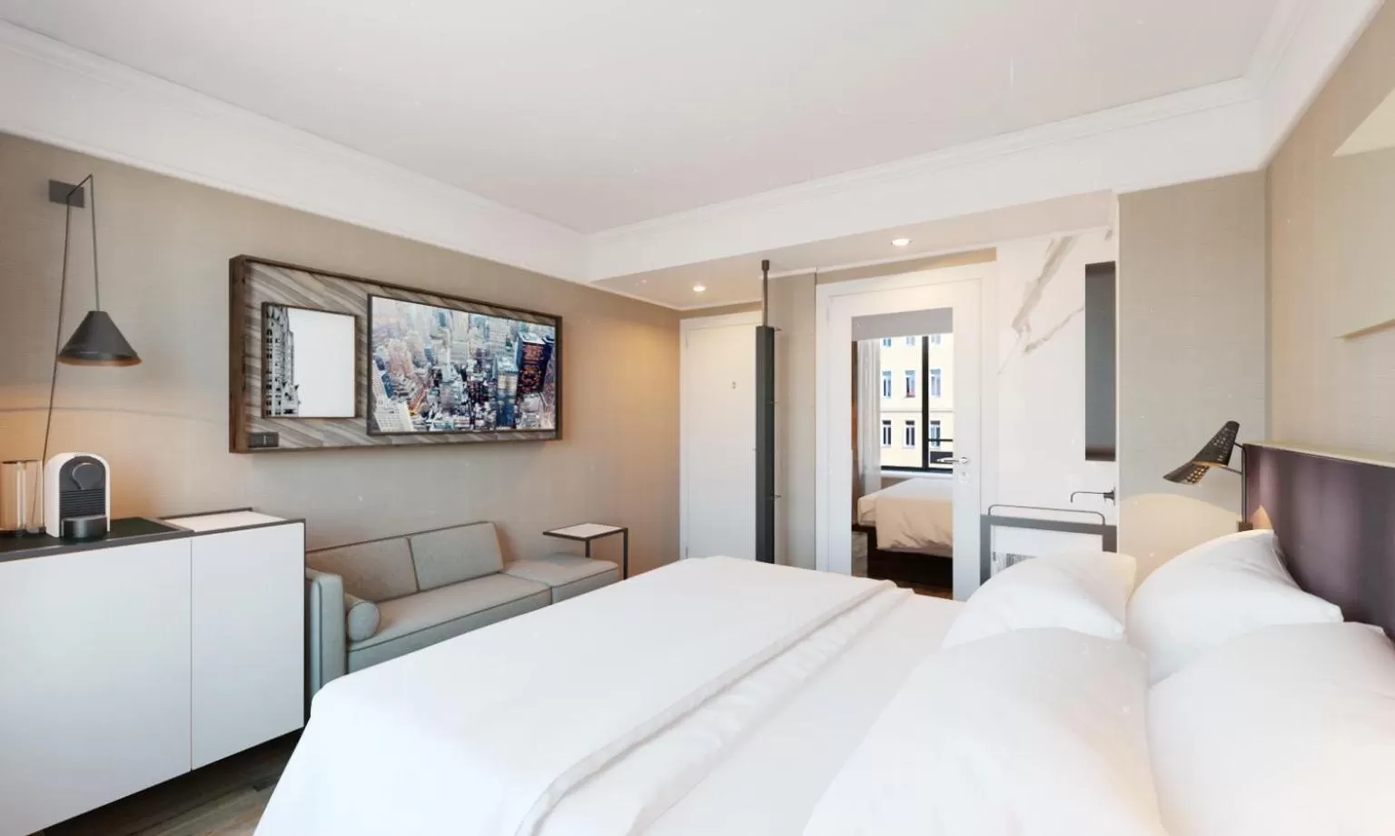 Decorative detail, Bed in Pestana Park Avenue