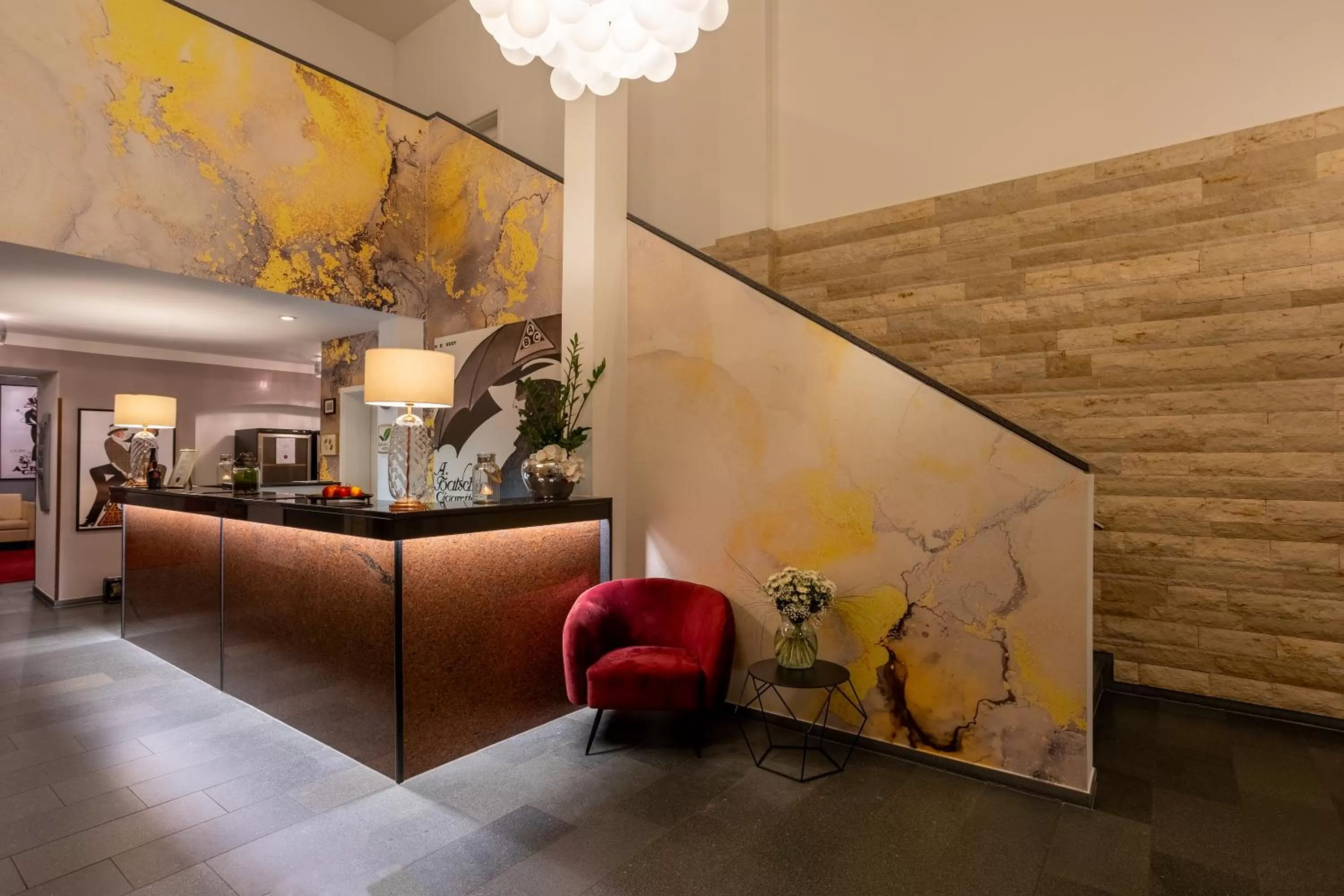 Lobby or reception in Batschari Palais Baden-Baden