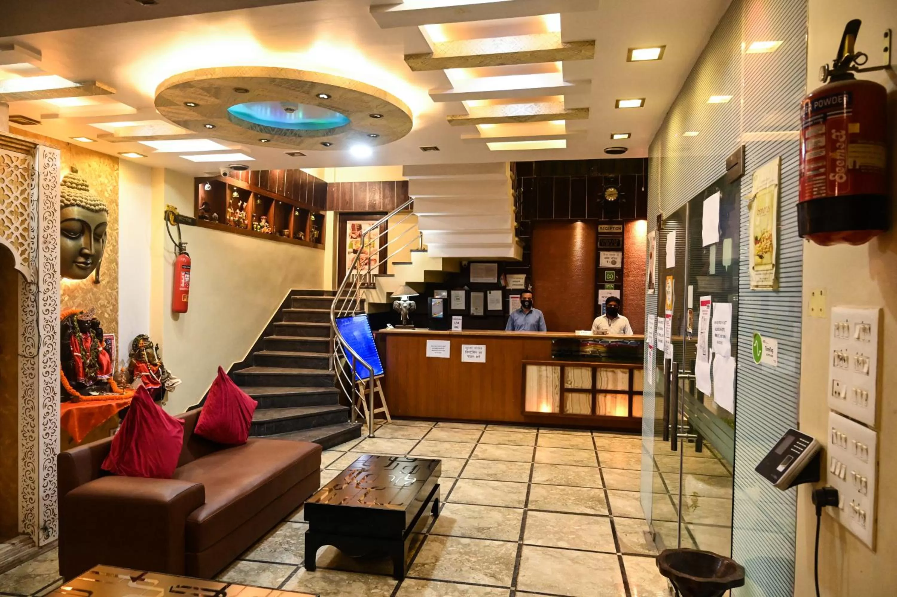 Lobby or reception in Hotel Heritage Inn at Assi Ghat