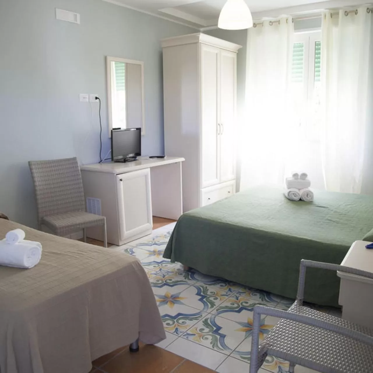 Bed in Medea Beach Resort