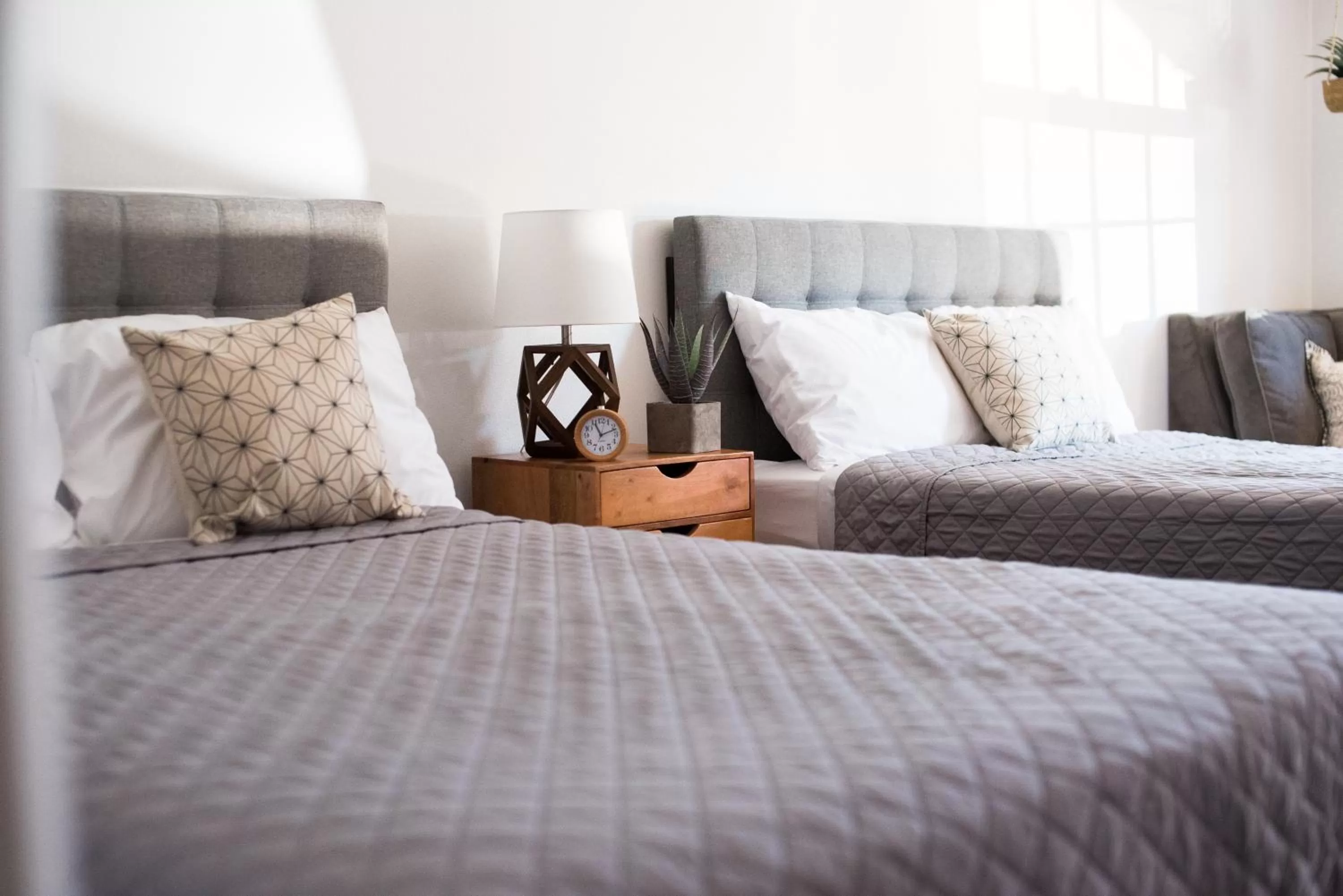 Bed in The Carriage House at Strasburg