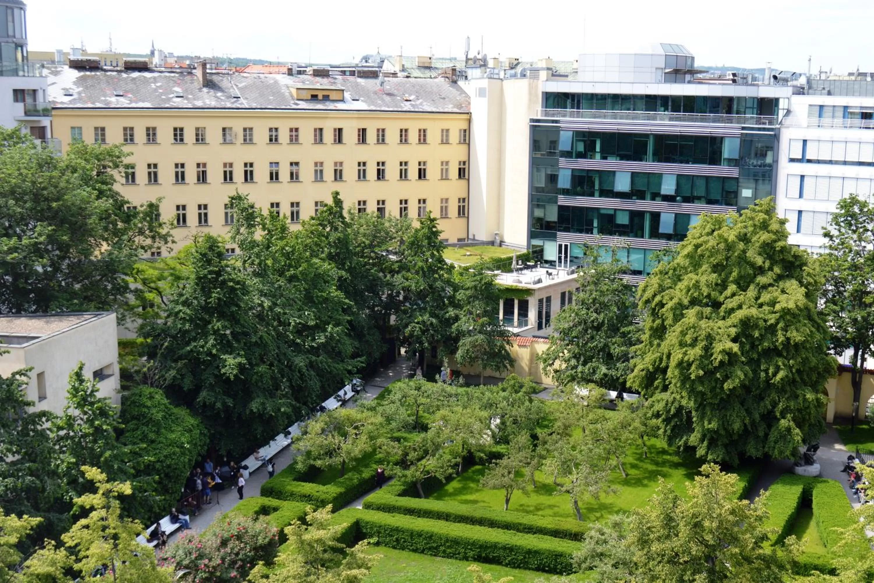 Property building in Adria Hotel Prague