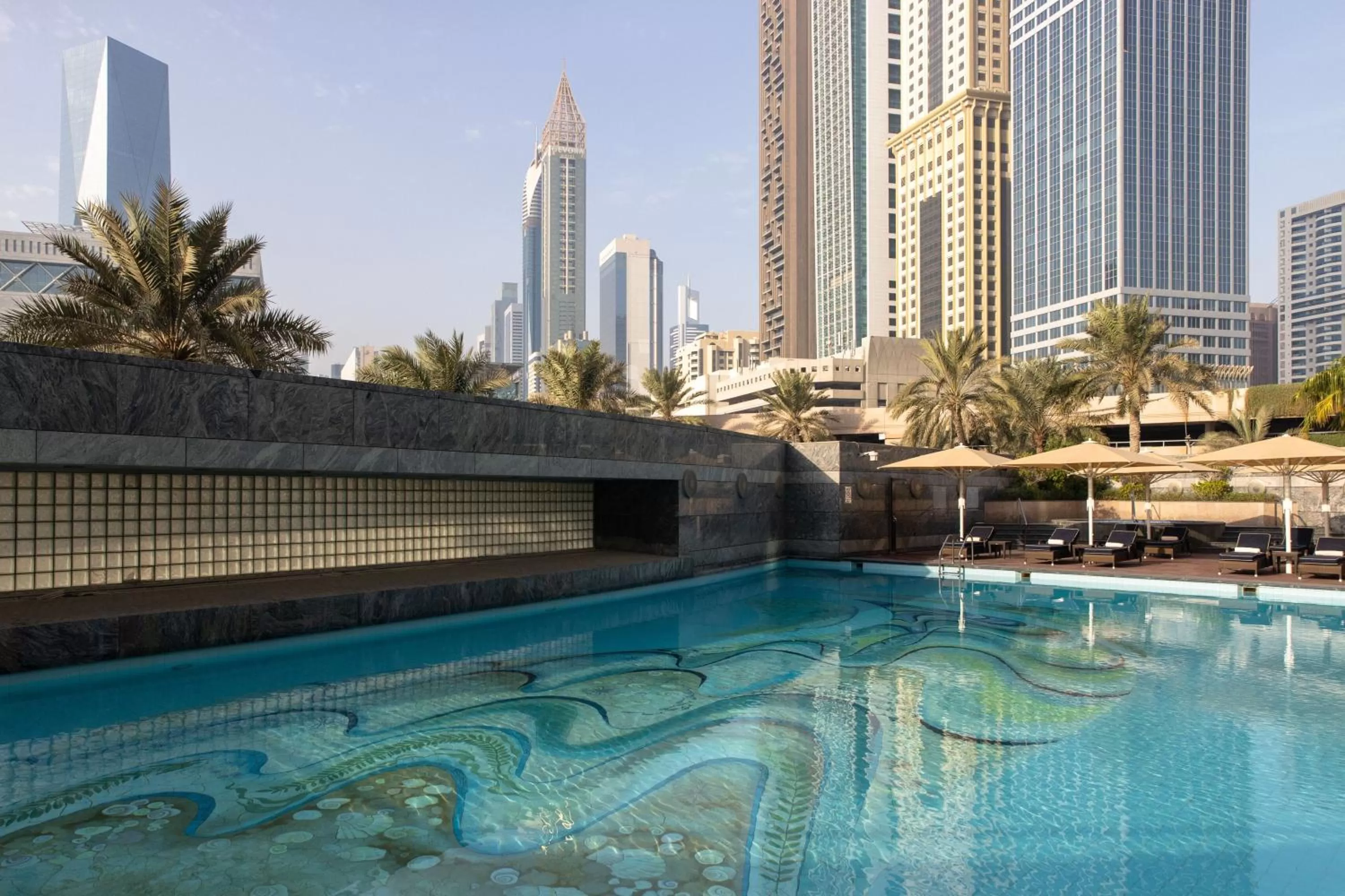 Pool view, Swimming Pool in Jumeirah Emirates Towers