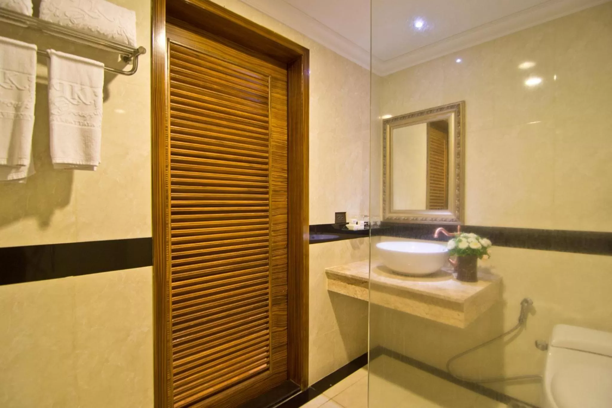 Bathroom in LK Mantra Pura Resort