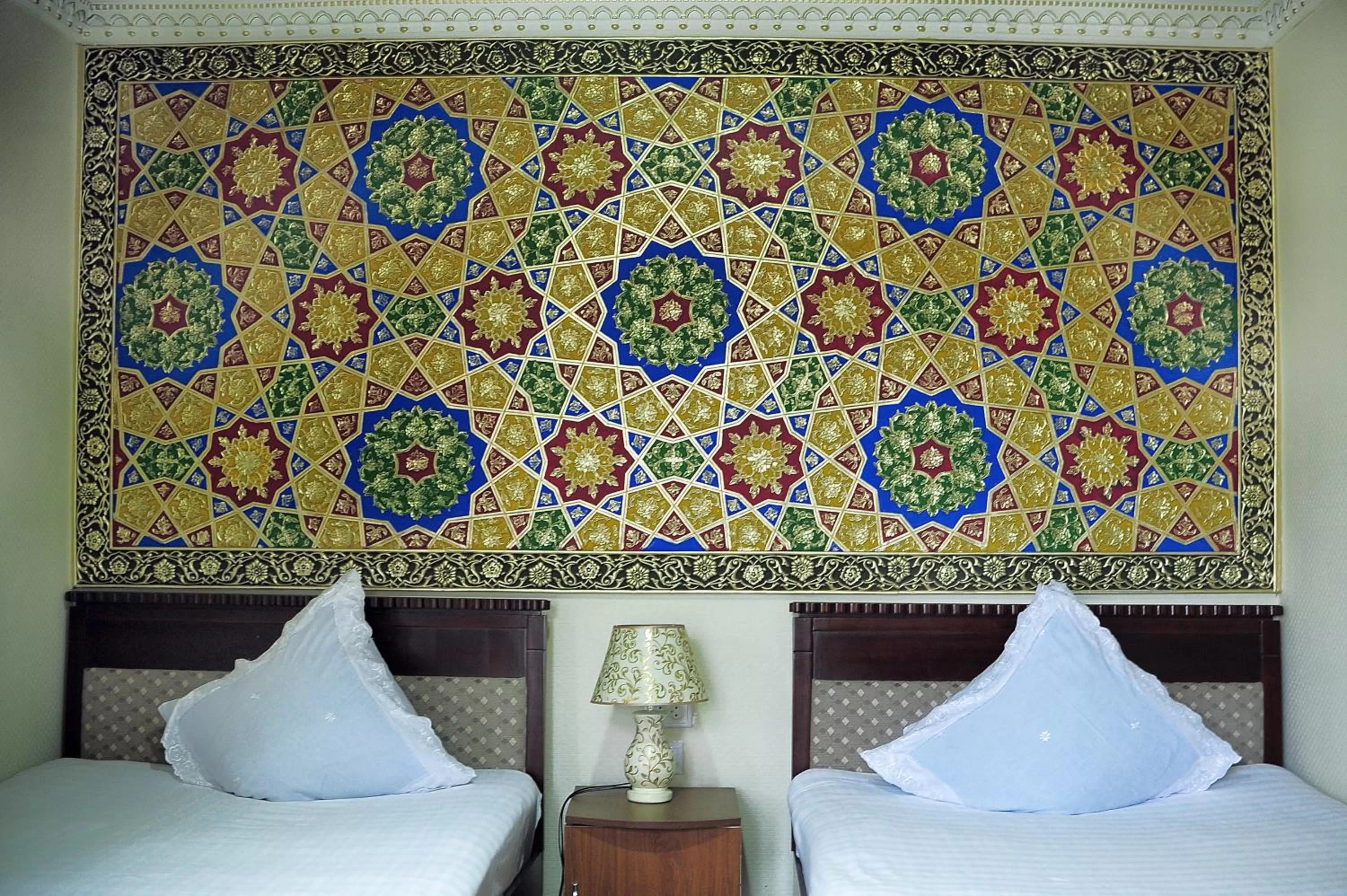 Bed in Sukhrob Barzu Hotel