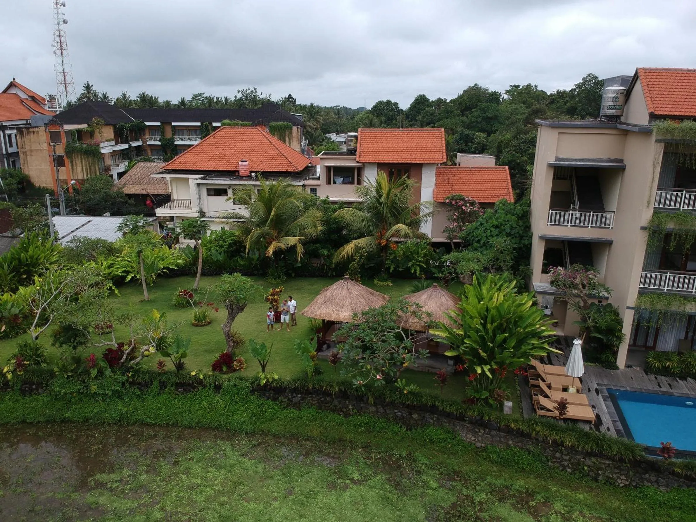 Bird's eye view in Byasa Ubud