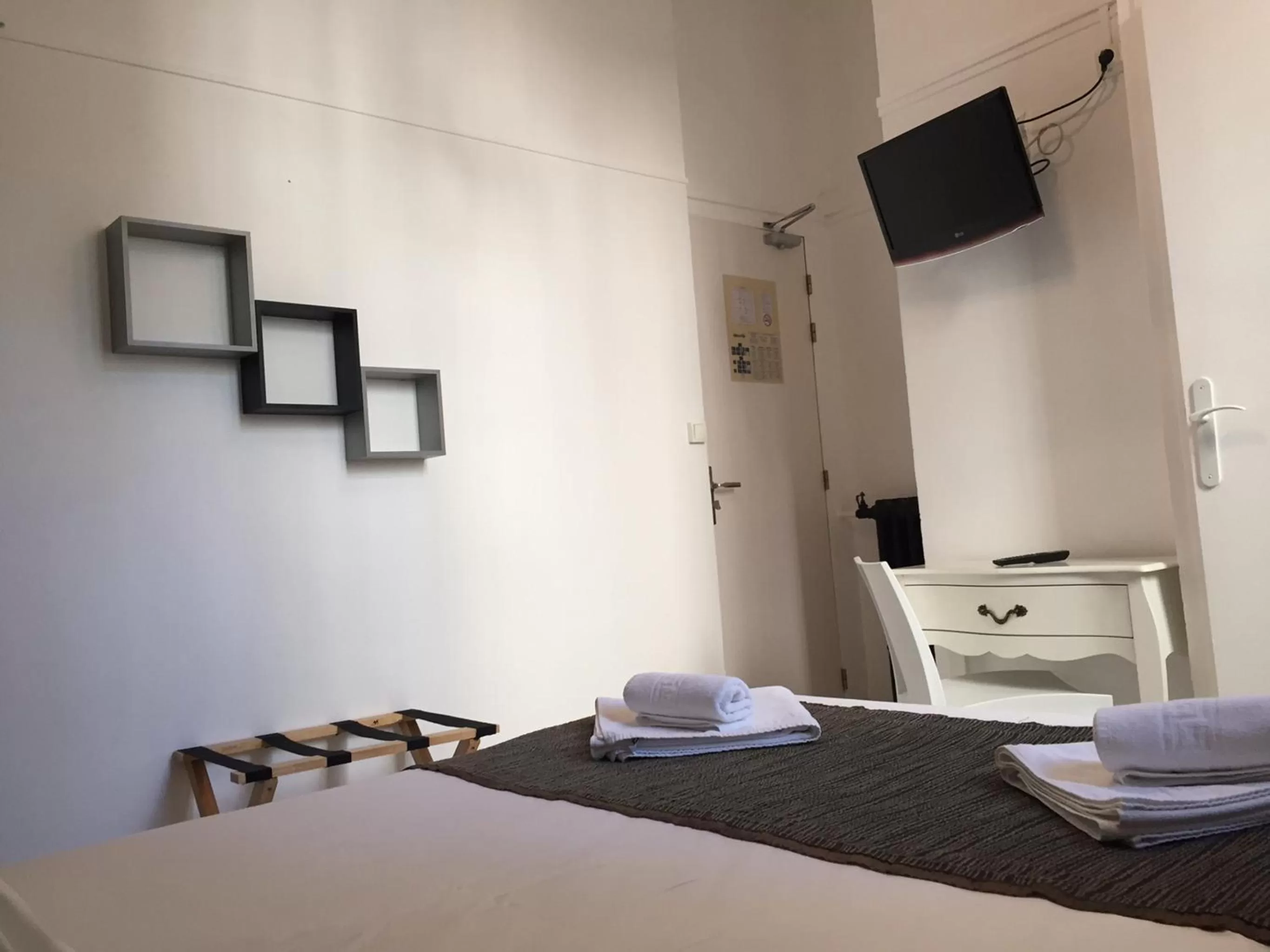 Bedroom, Bed in Hotel Danemark