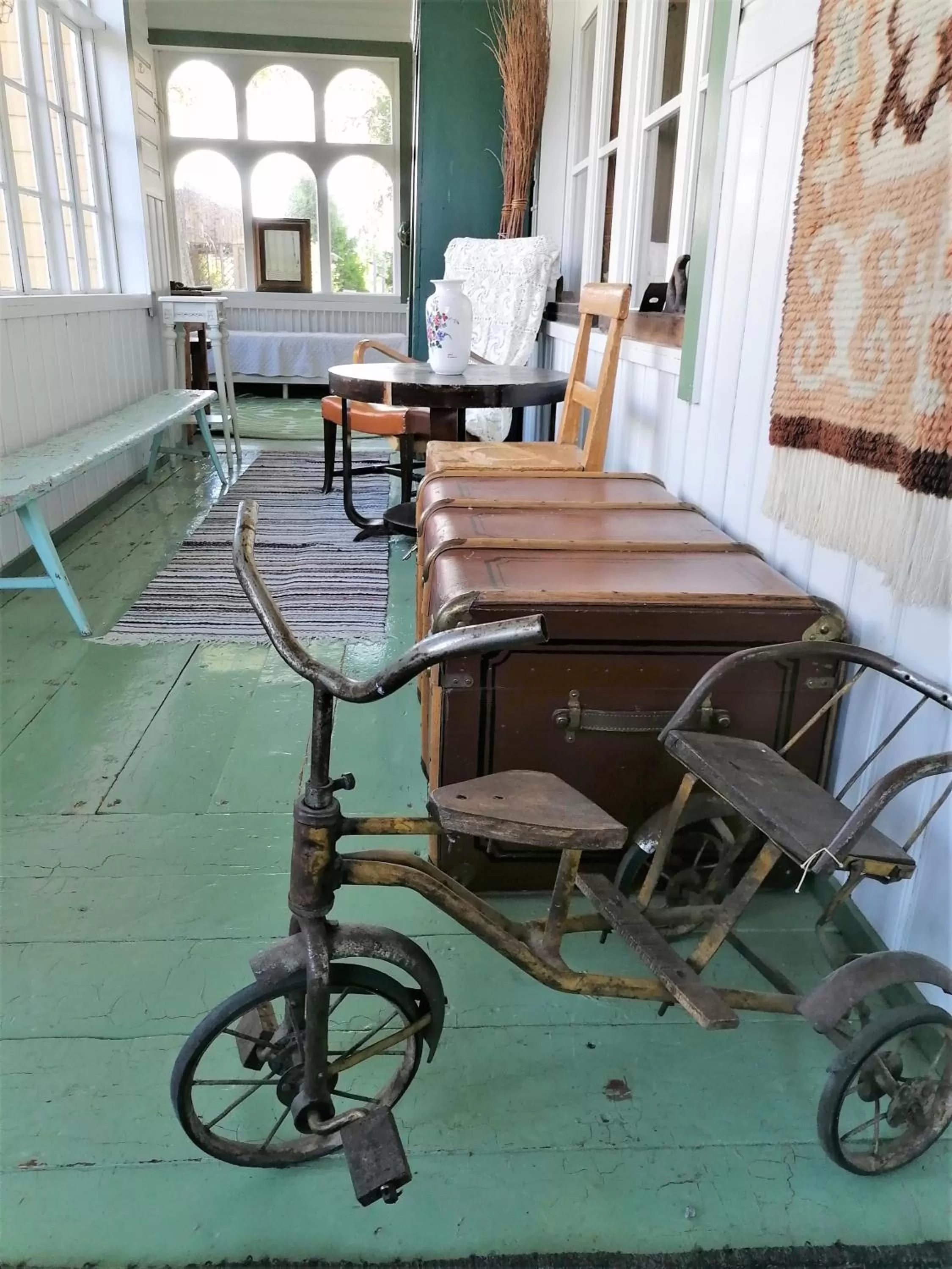 Balcony/Terrace in Haapala Brewery restaurant and accommodation