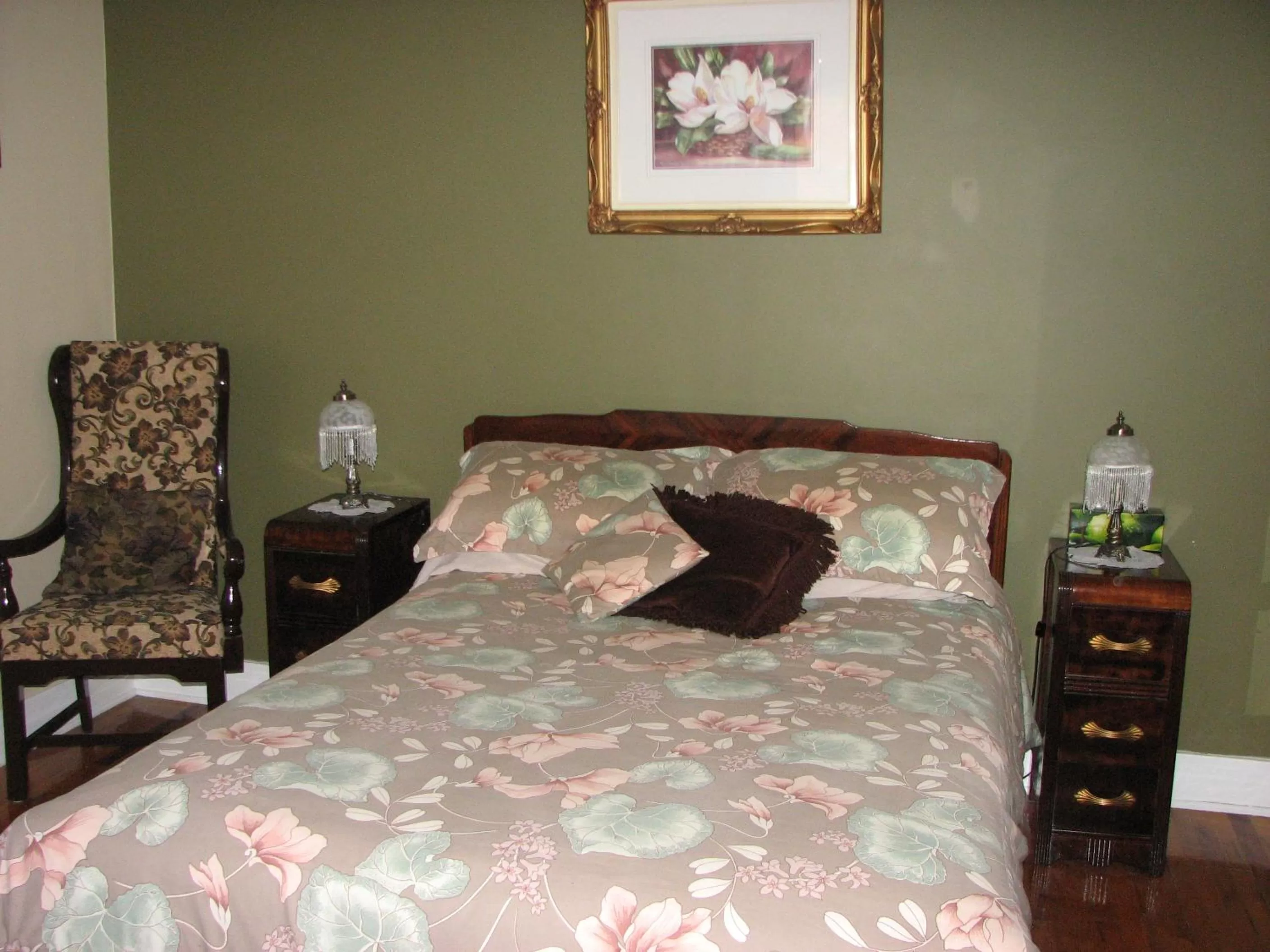 Bed in Magnolia B&B