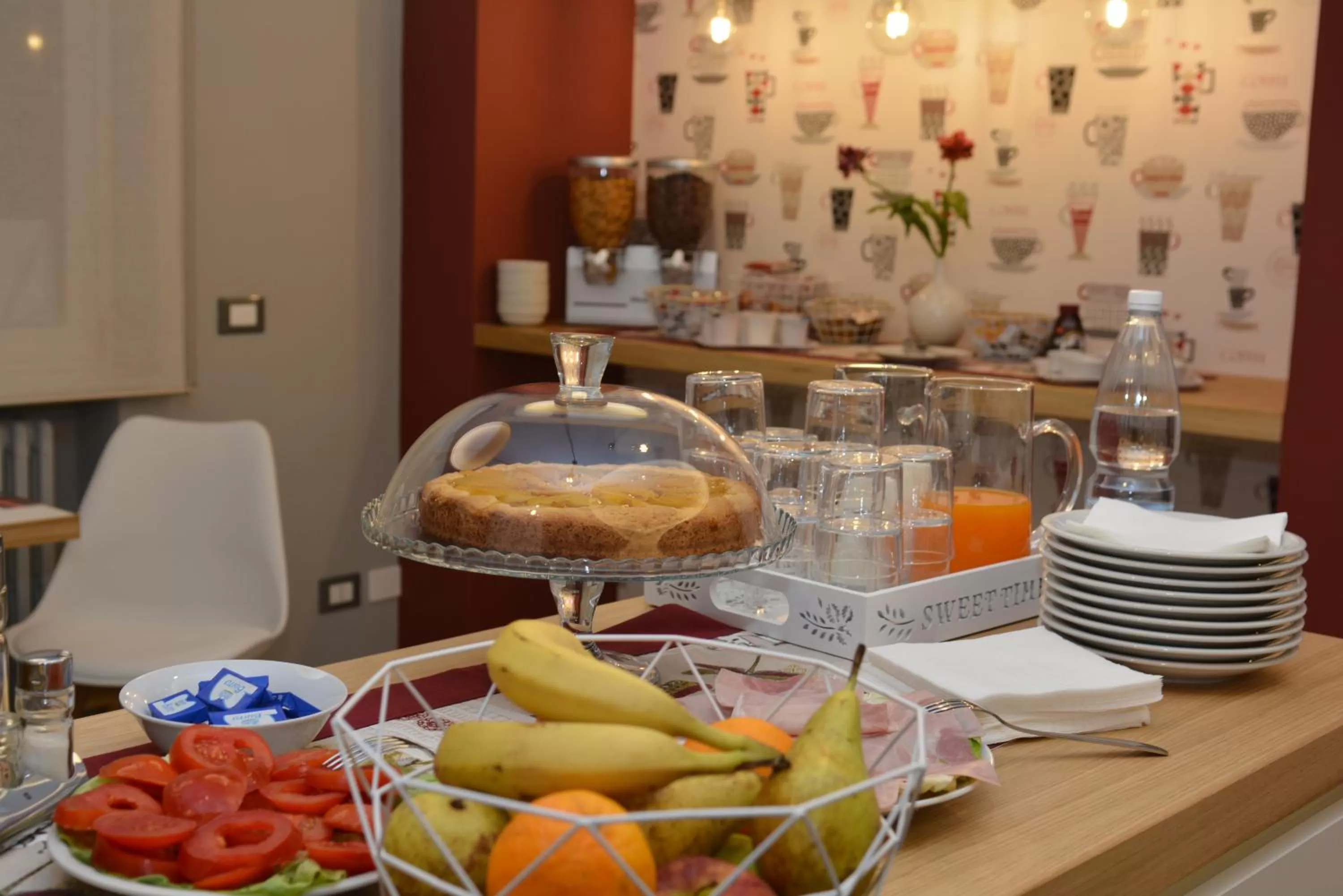 Food and drinks in Un B&B al Belvedere