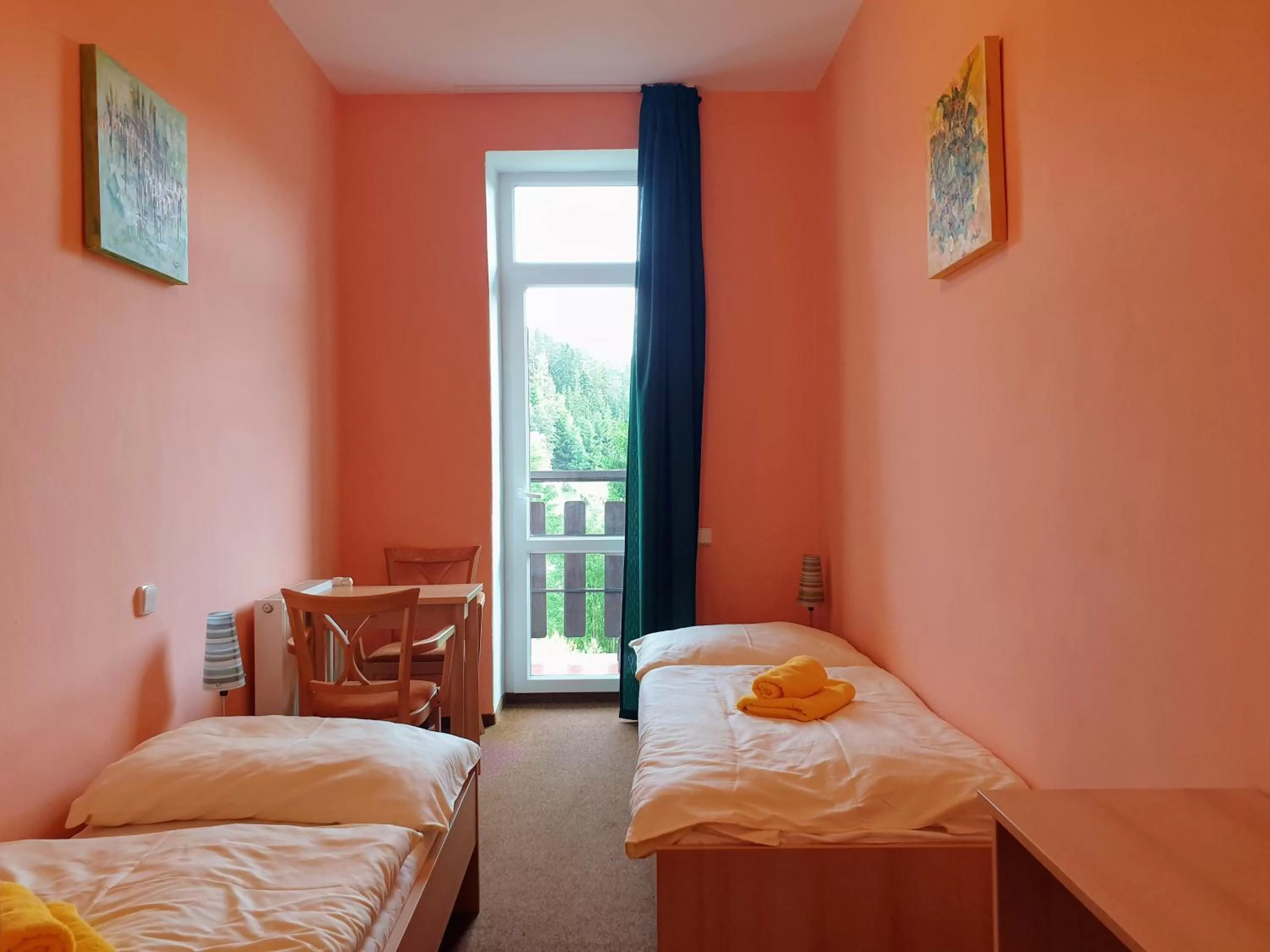 Living room, Bed in Penzion Lumis