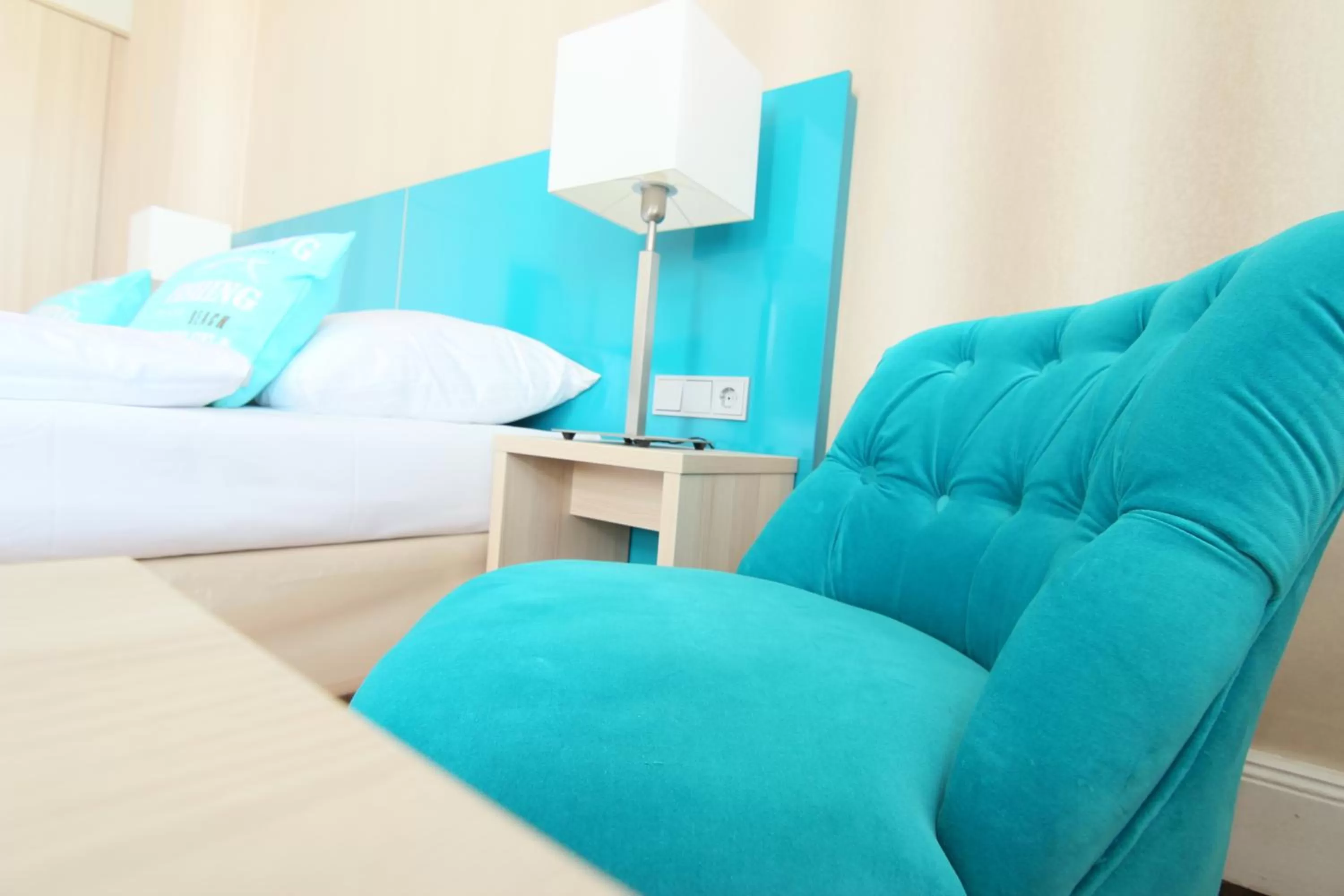 Bed in Villa WellenRausch - Adults Only