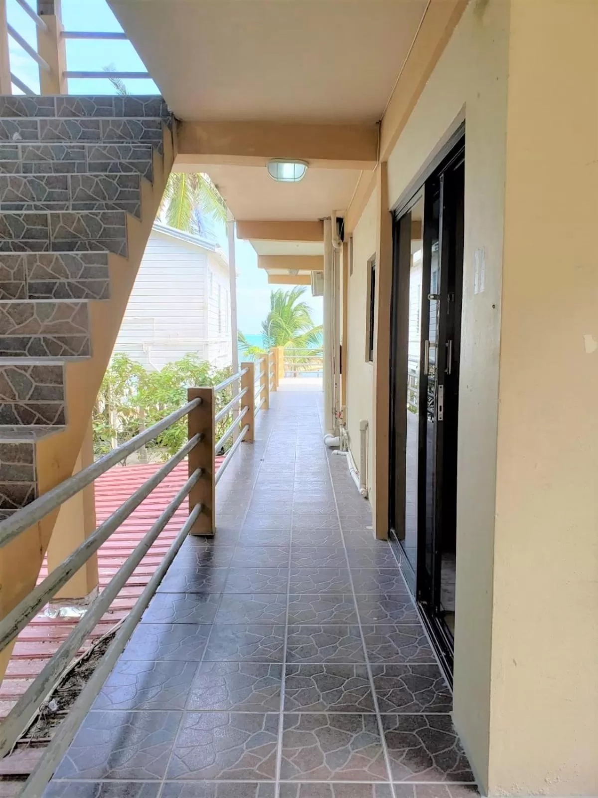 Balcony/Terrace in Beach Side Condos Caye Caulker by CCVH