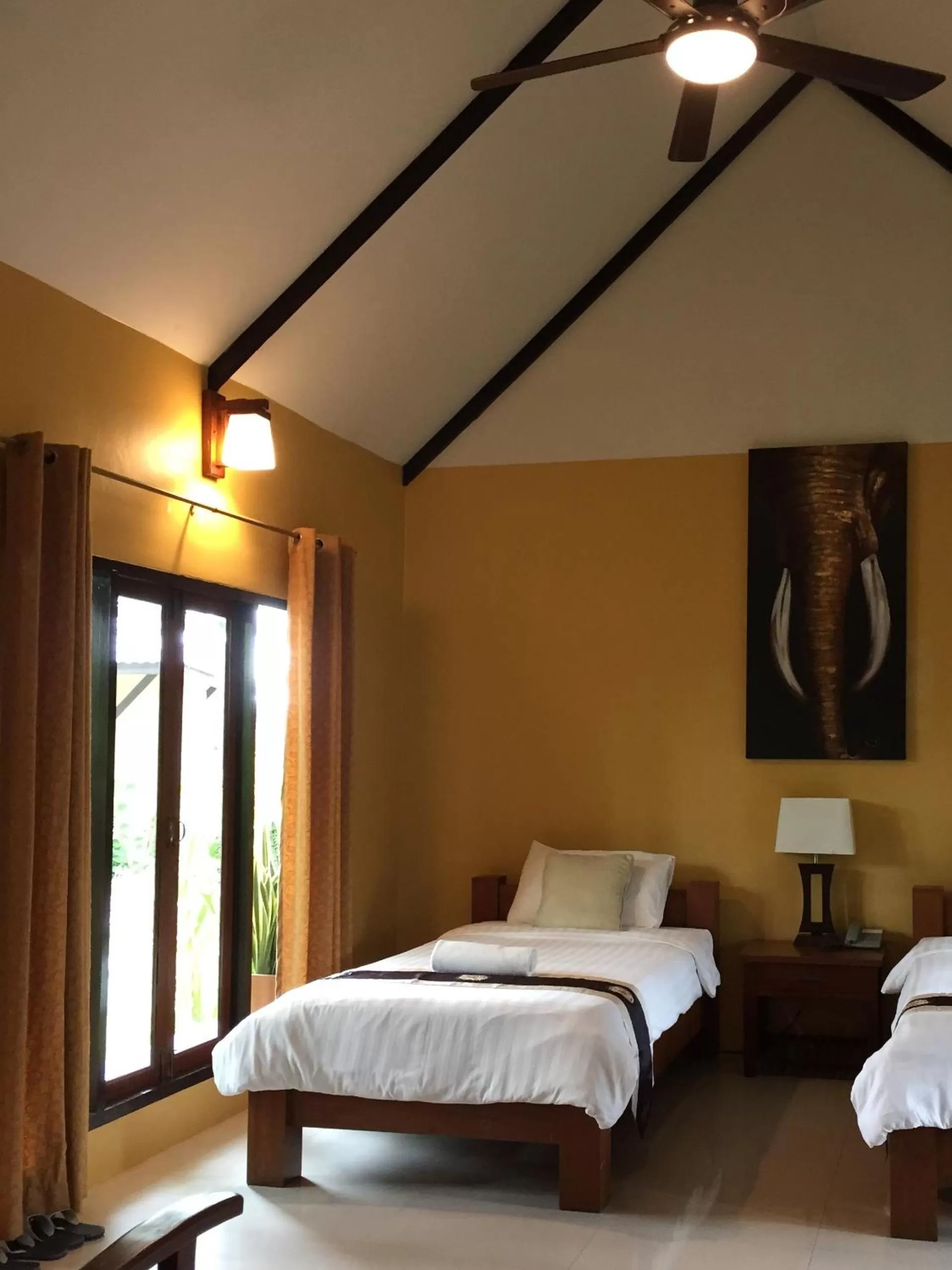 Bedroom, Bed in Baan Thai House