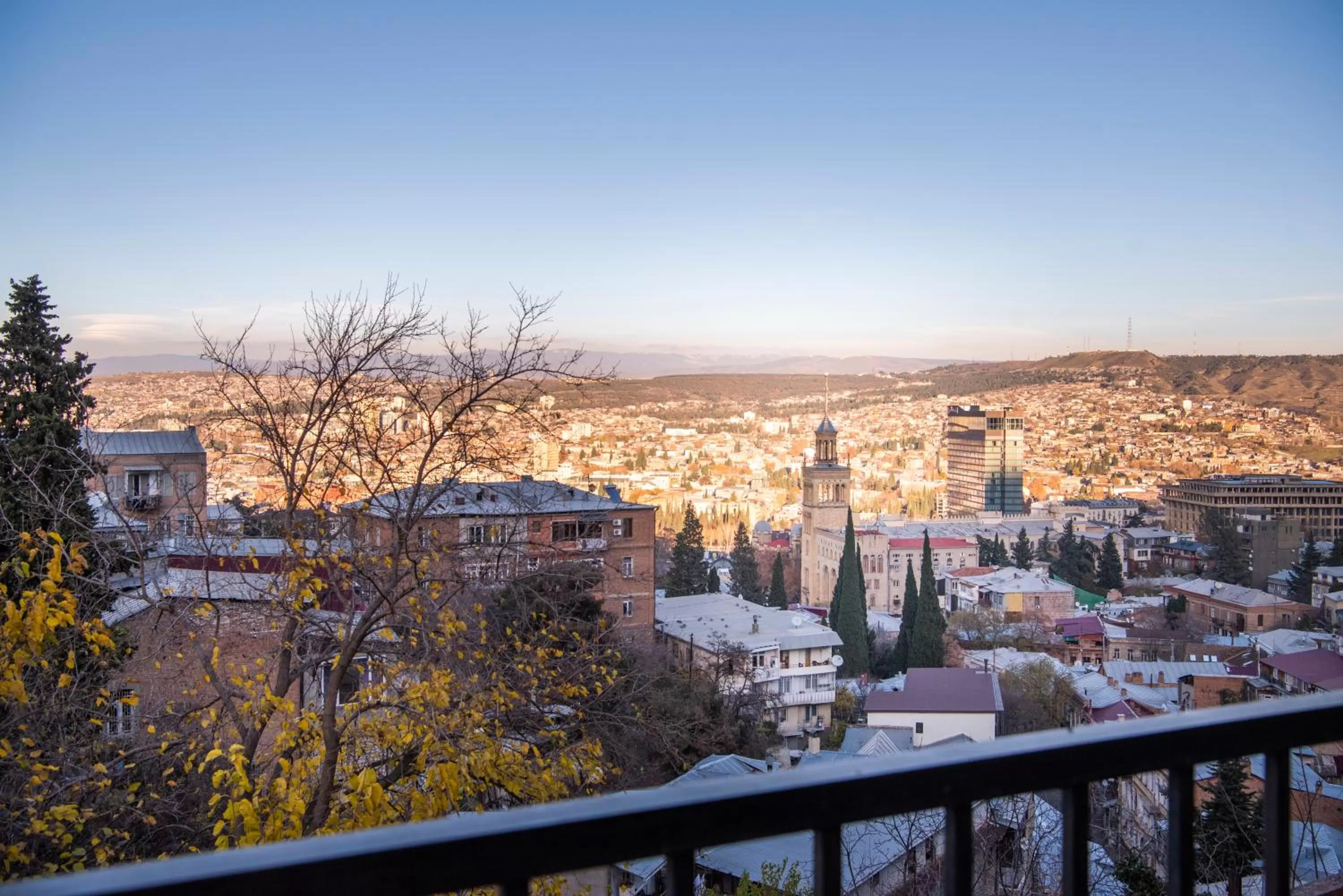 City view in Sani Apart Hotel