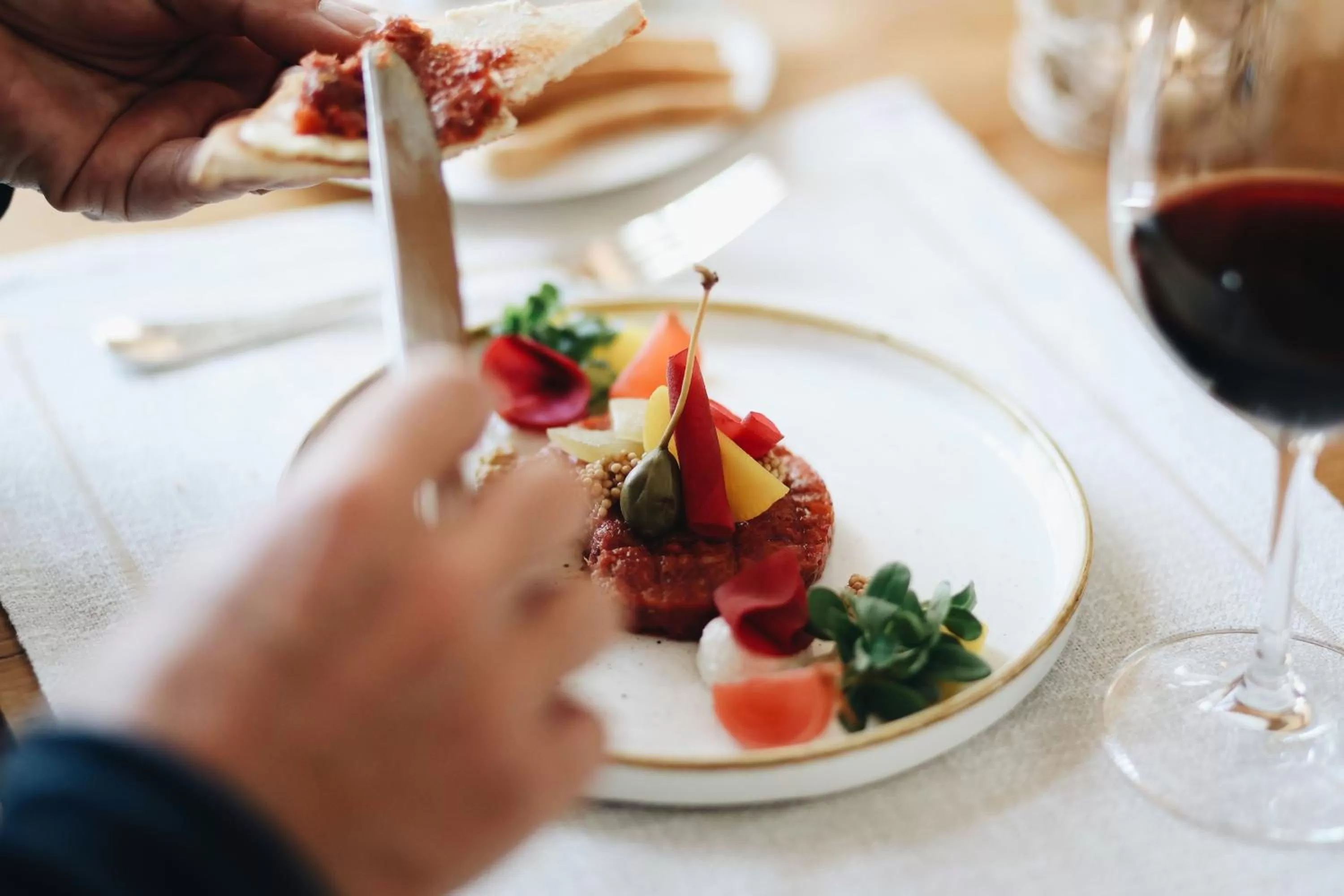 Restaurant/places to eat in Hotel Steinbock Pontresina