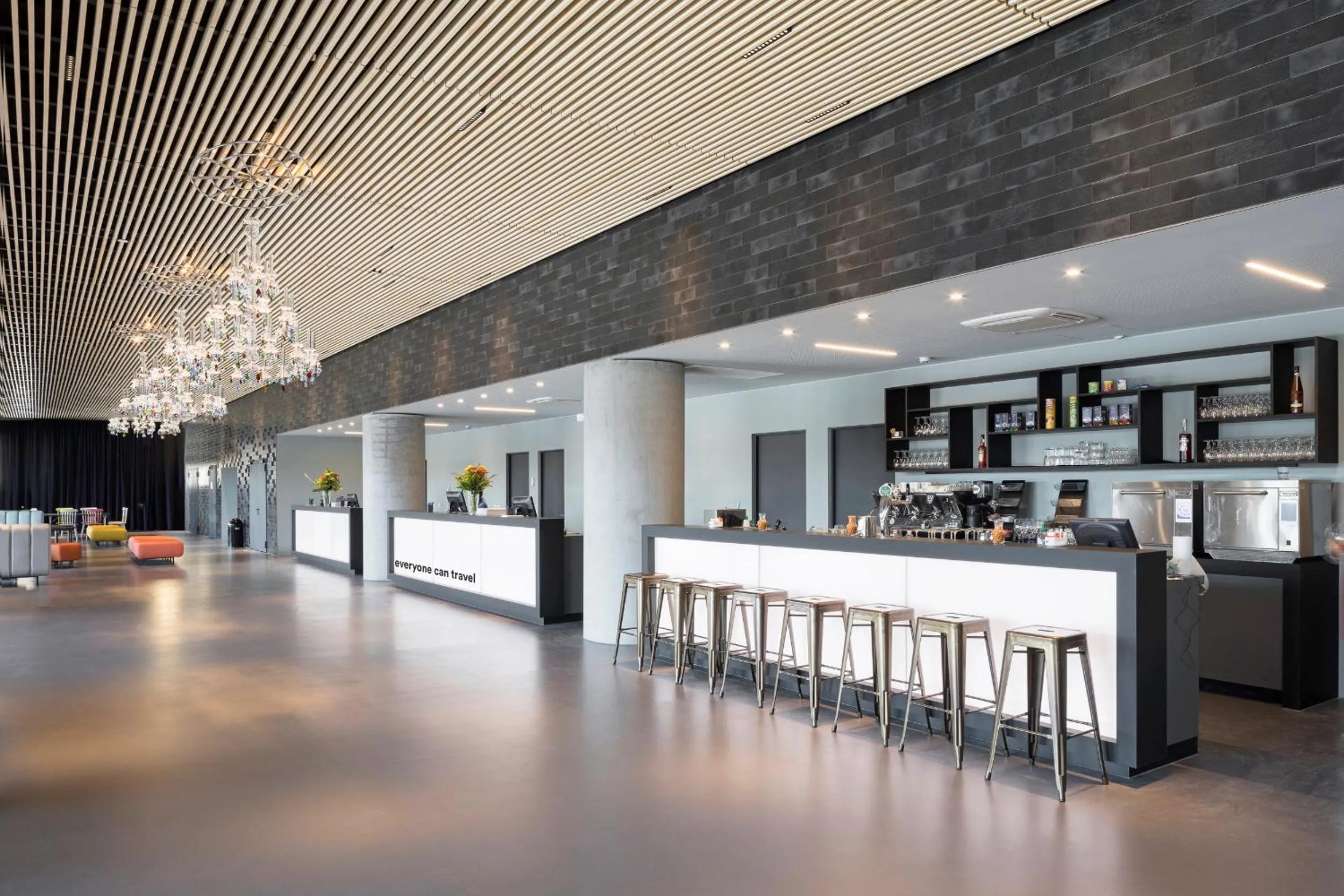 Lounge or bar in a&o Hostel Venezia Mestre