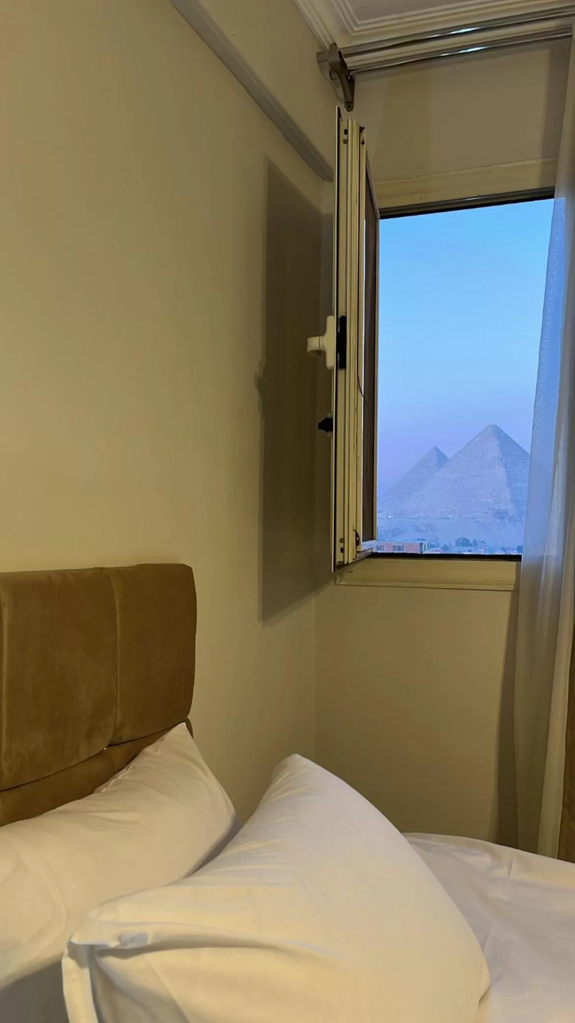 Natural landscape, Bed in Crowne Pyramids View inn