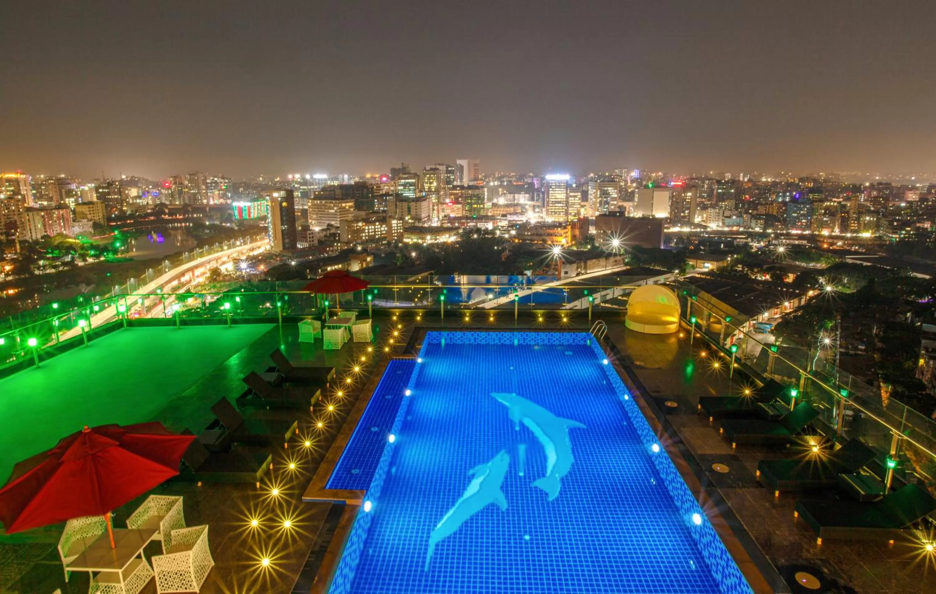 Pool view in Holiday Inn Dhaka City Centre by IHG