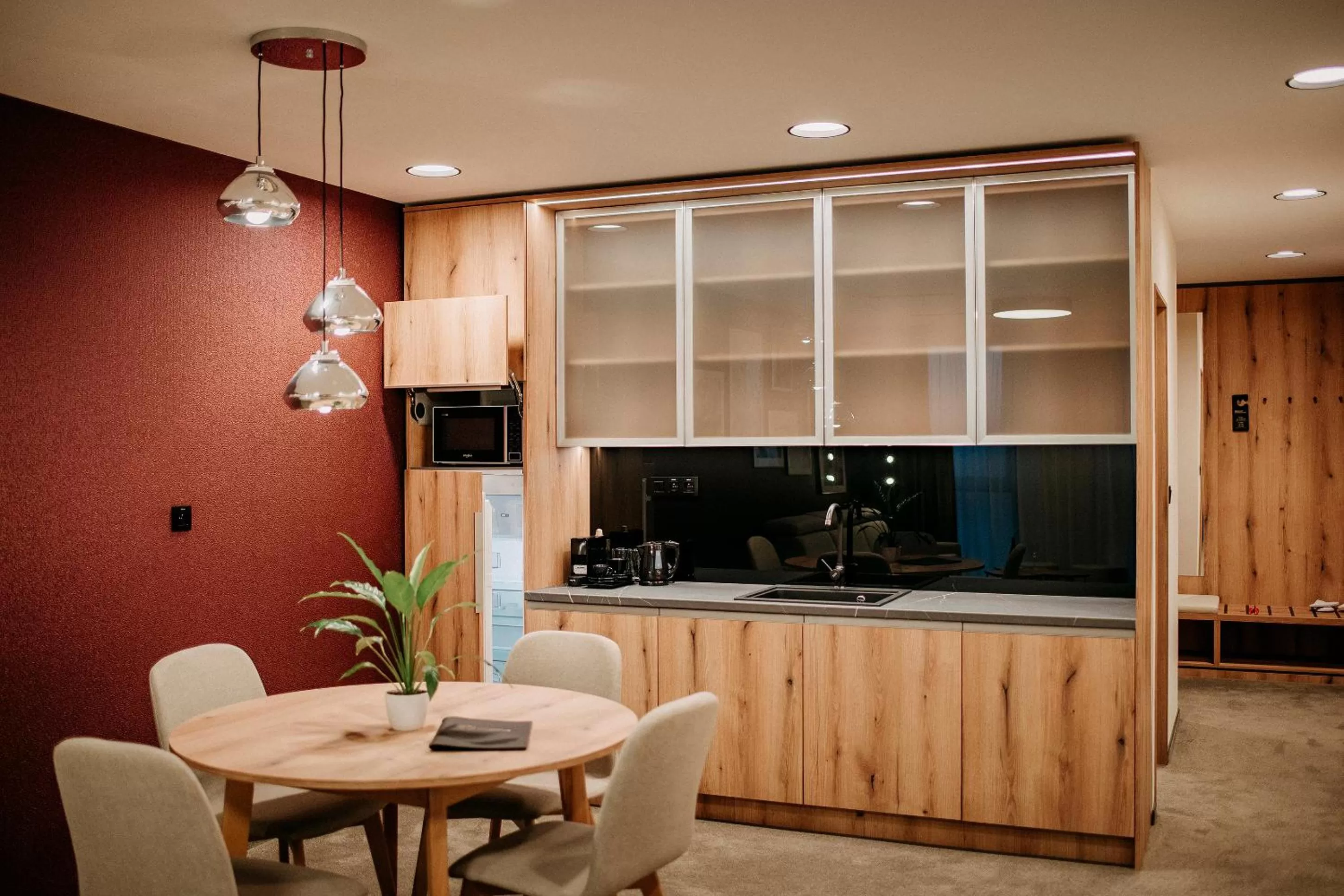 Kitchen or kitchenette in RM Hotel Wellness & Congress