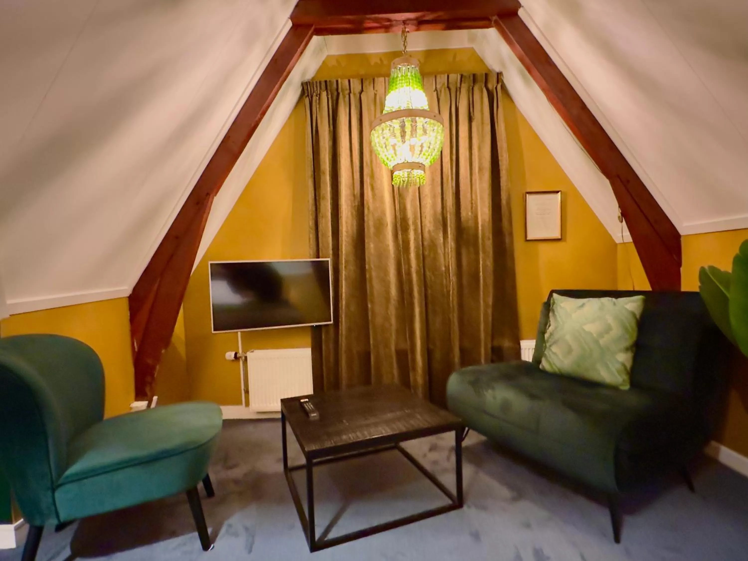 TV and multimedia, Seating Area in Villa Steenwyck Giethoorn