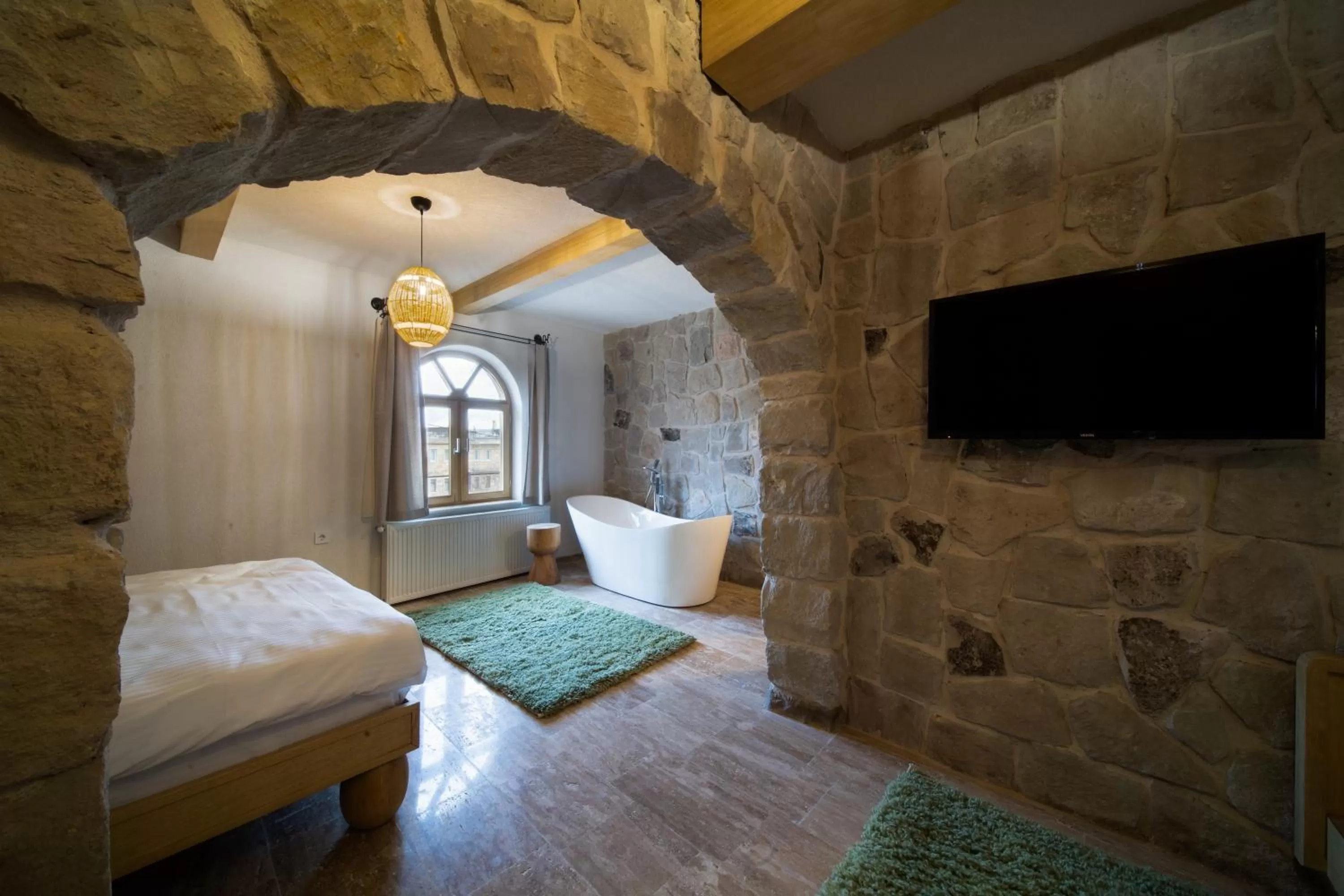 Photo of the whole room, Bed in Cappadocia Naif Hotel - Adults Only