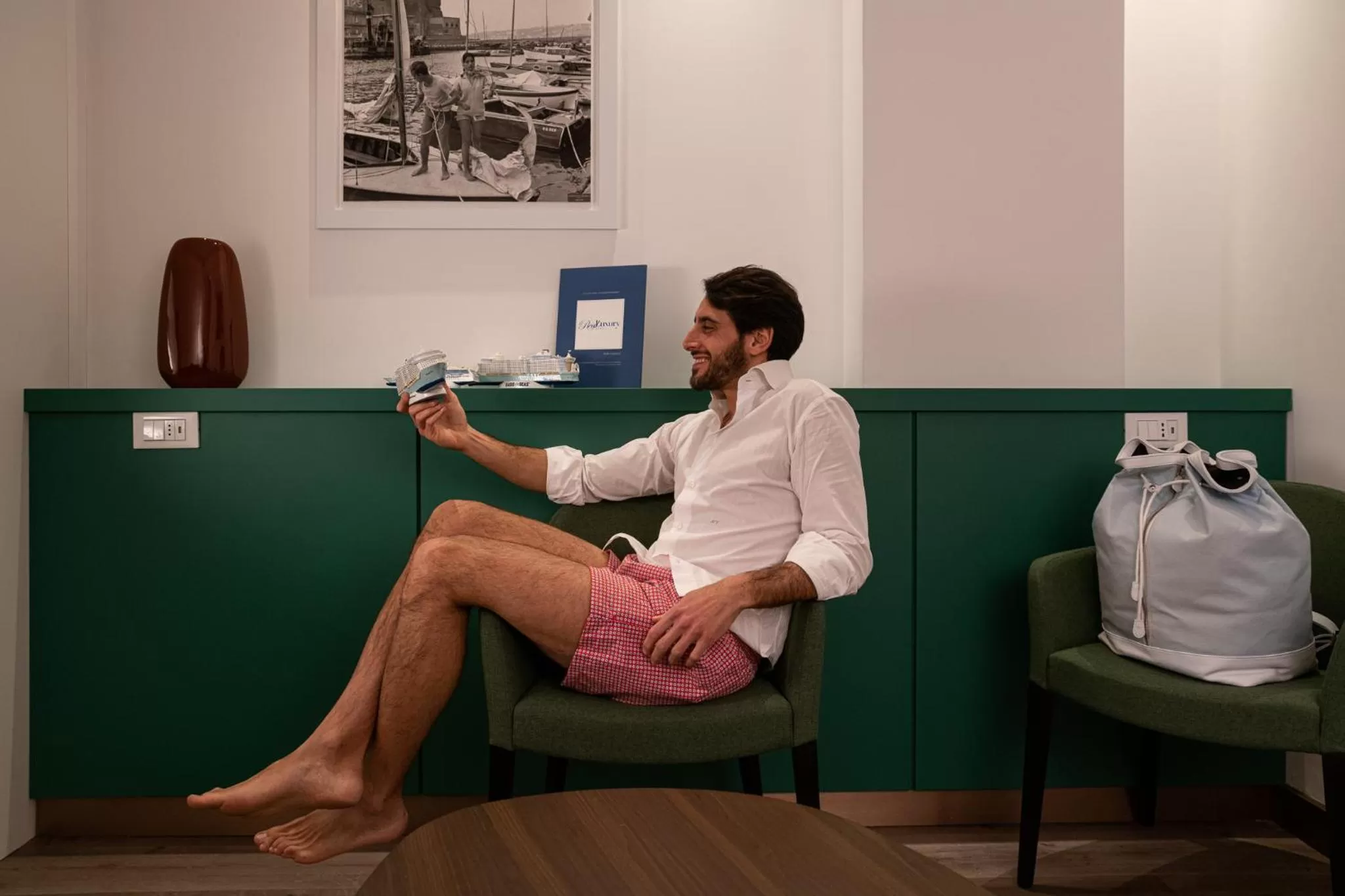 People in Smart Hotel Napoli