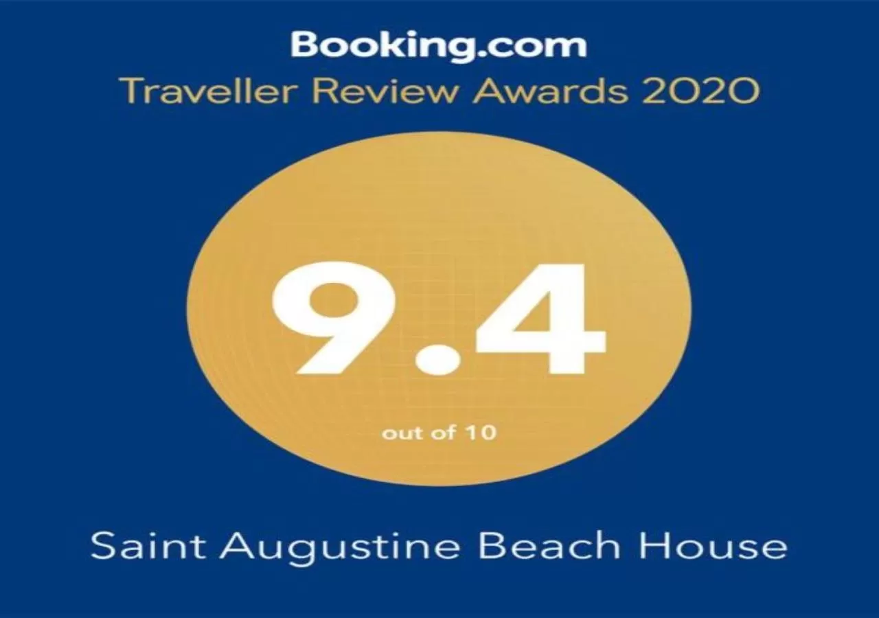 Certificate/Award in The Saint Augustine Beach House