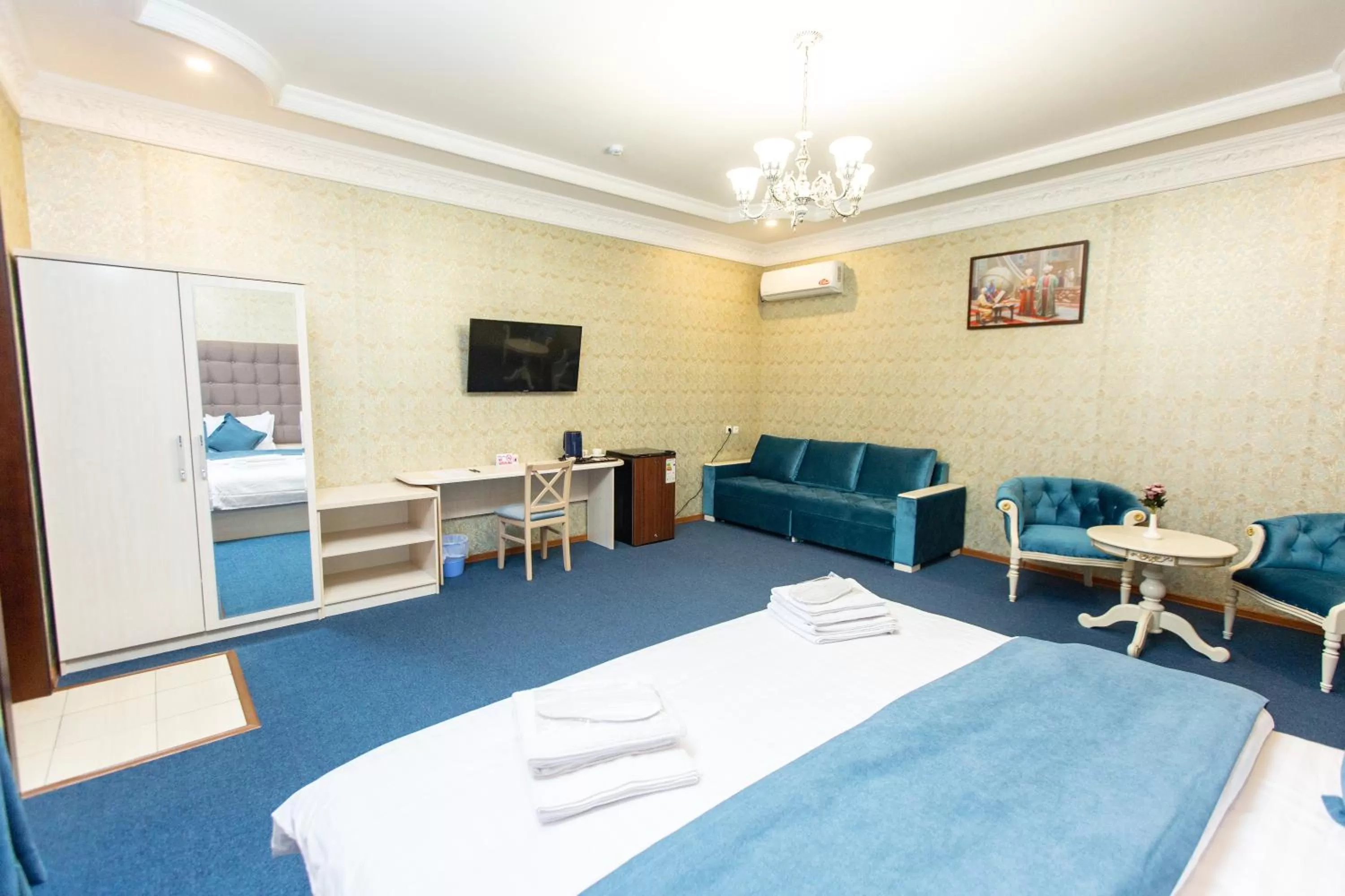 Photo of the whole room, Bed in Mirzo Boutique Hotel