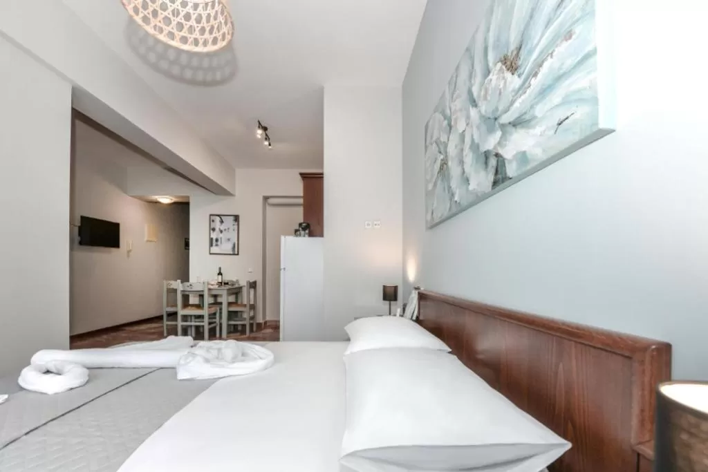 Bed in V & G Cozy Apartments