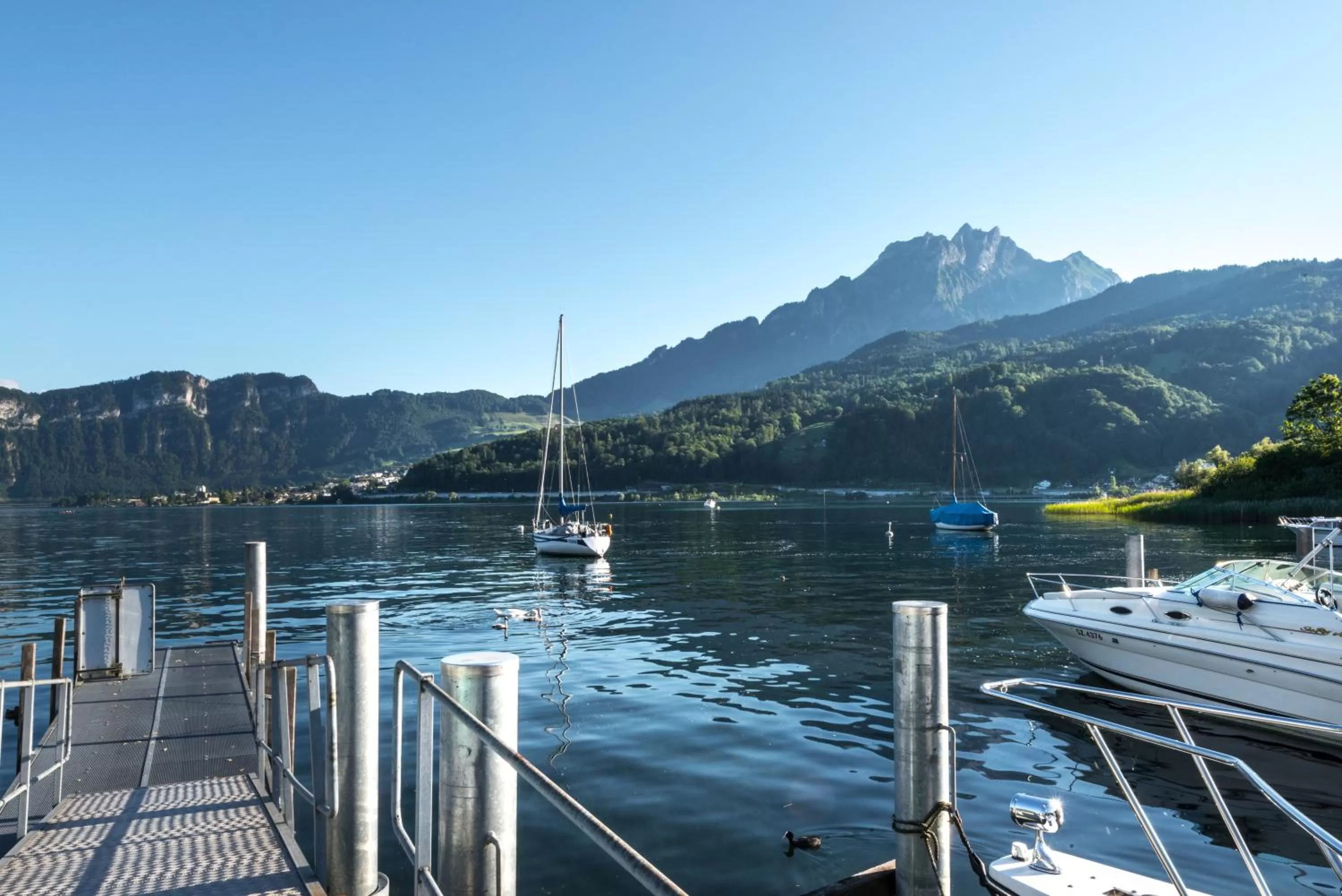 Lake view in Seehotel Sternen