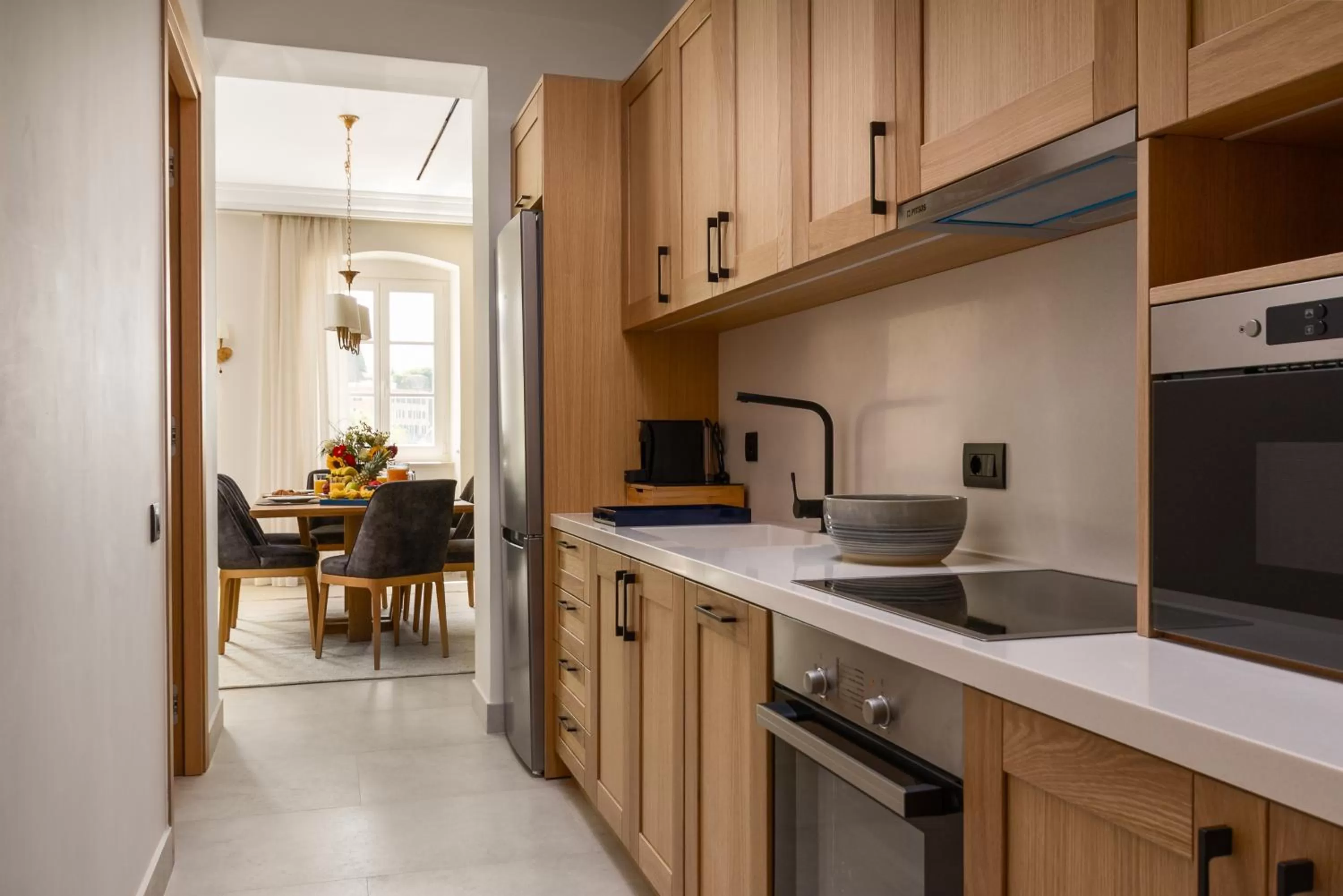 Kitchen or kitchenette in New York Luxury Suites