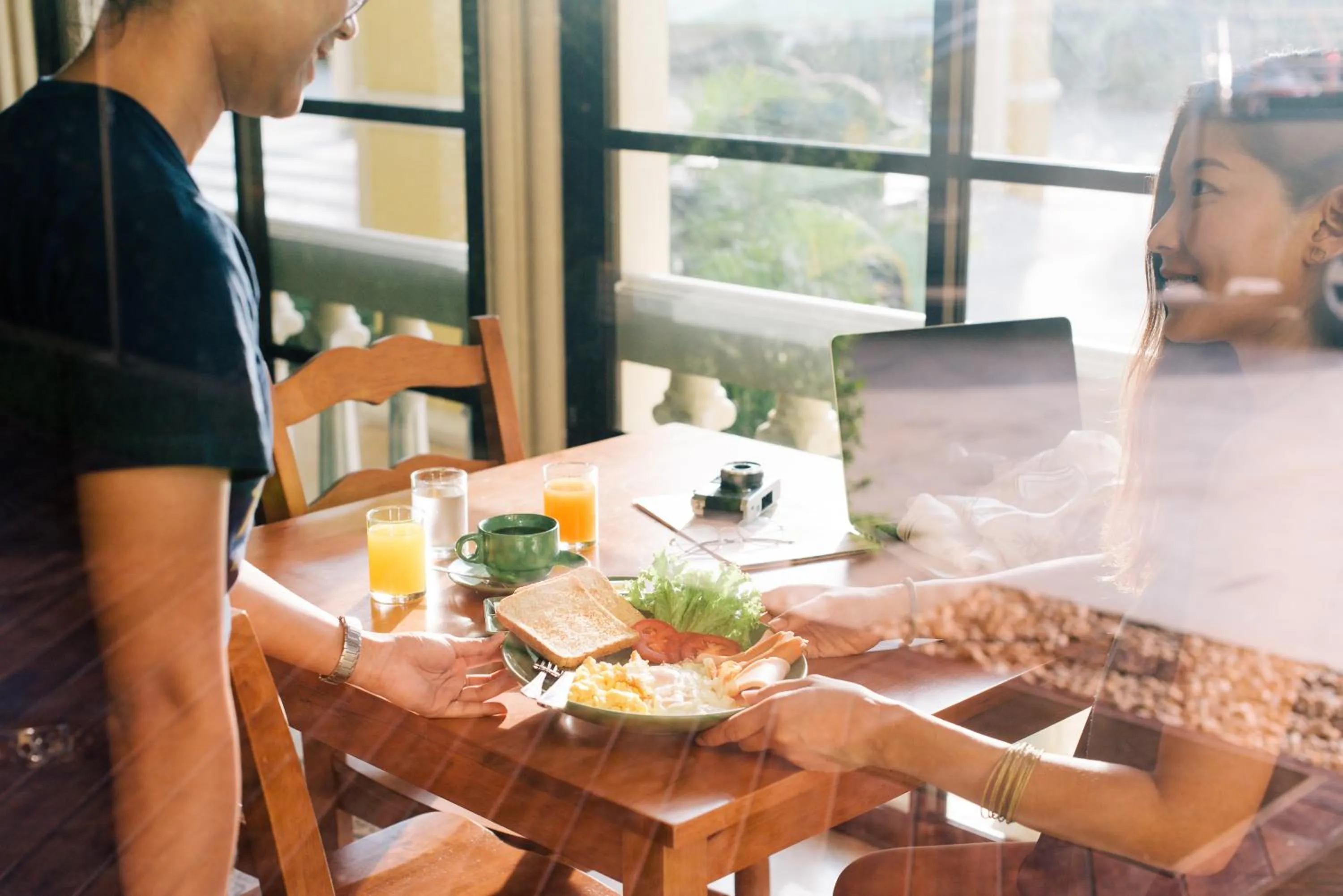 Continental breakfast in The Pineapple Hotel