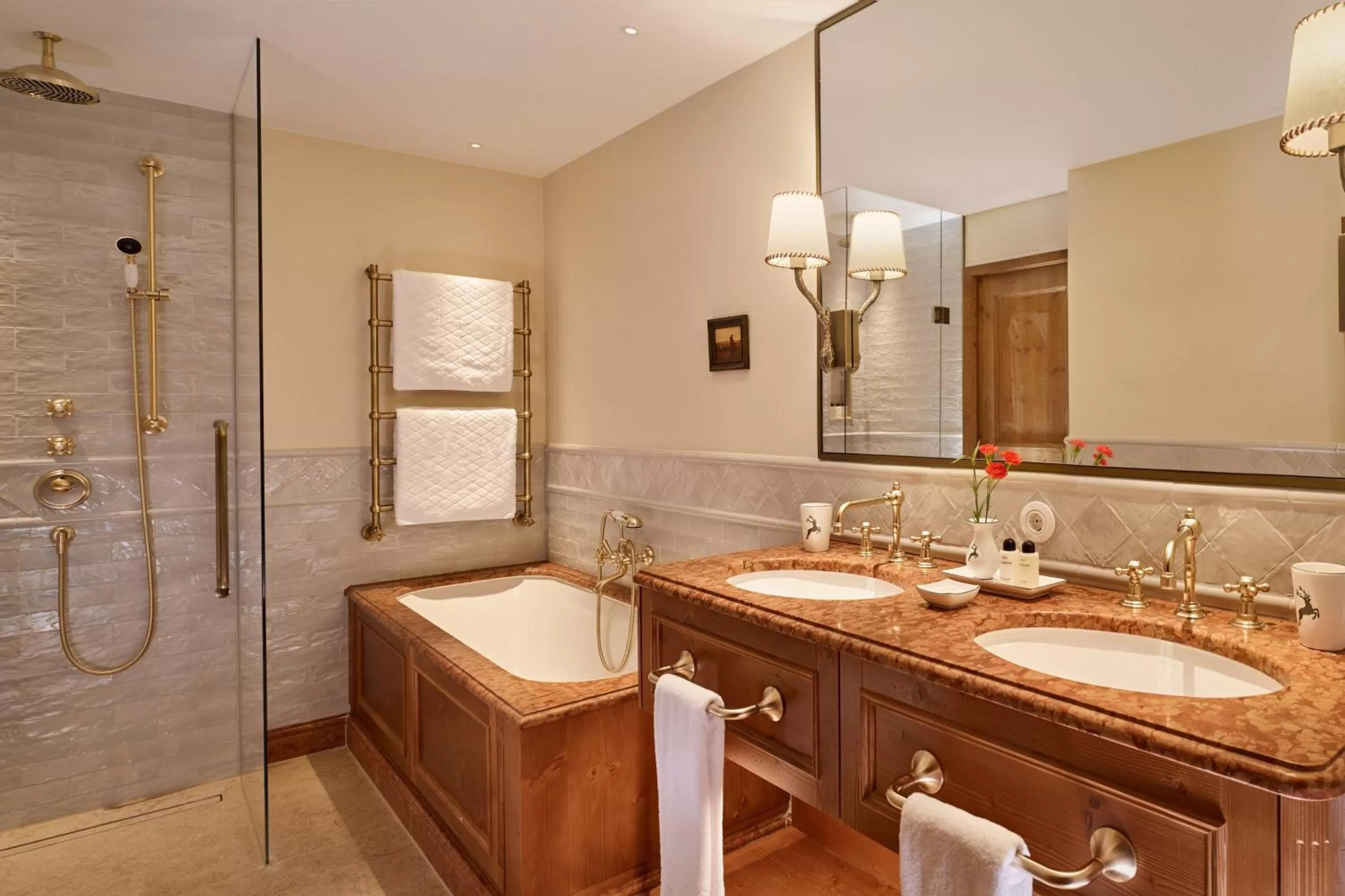 Bathroom in Hotel Goldener Hirsch, A Luxury Collection Hotel, Salzburg