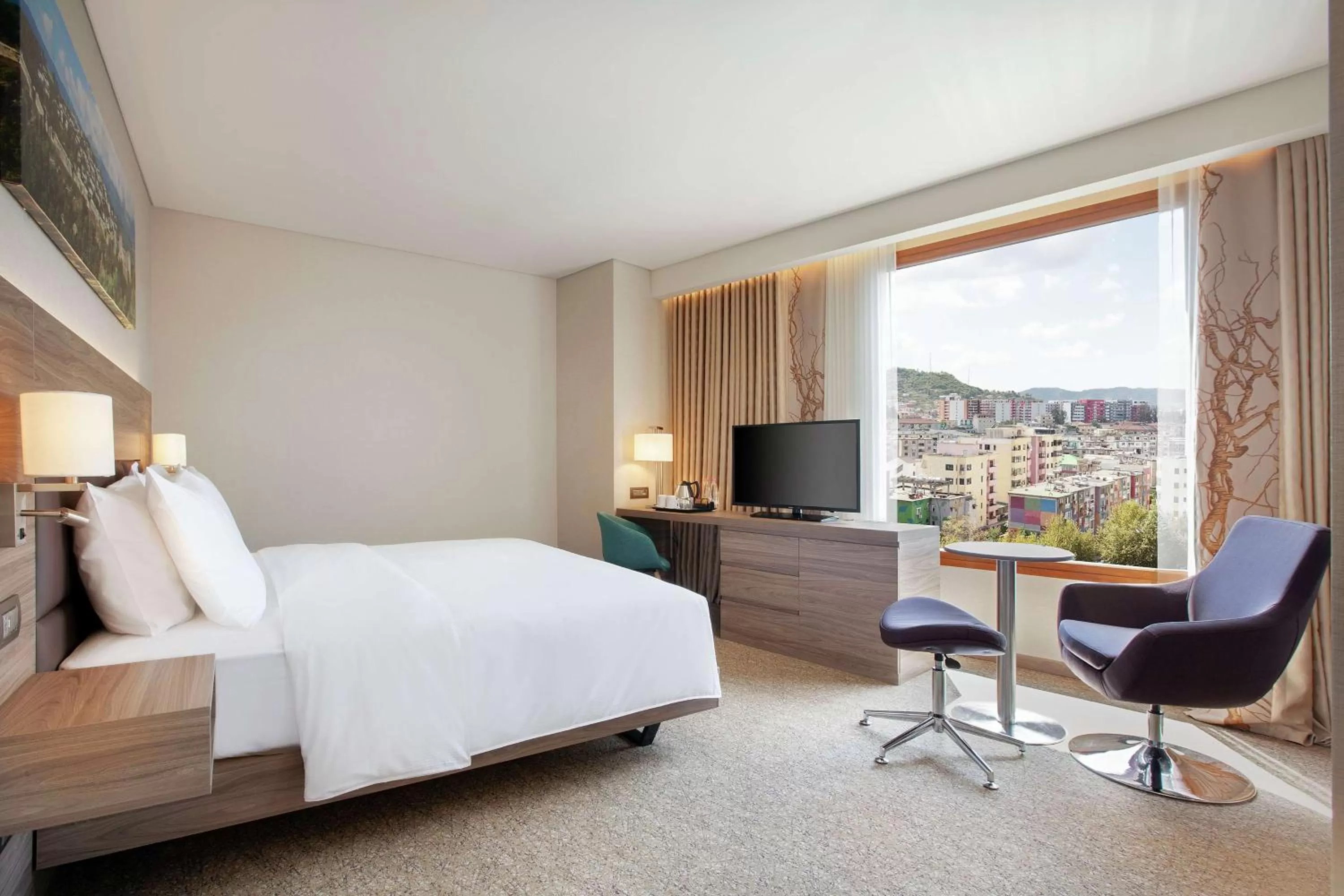 Bedroom, Bed in Hilton Garden Inn Tirana