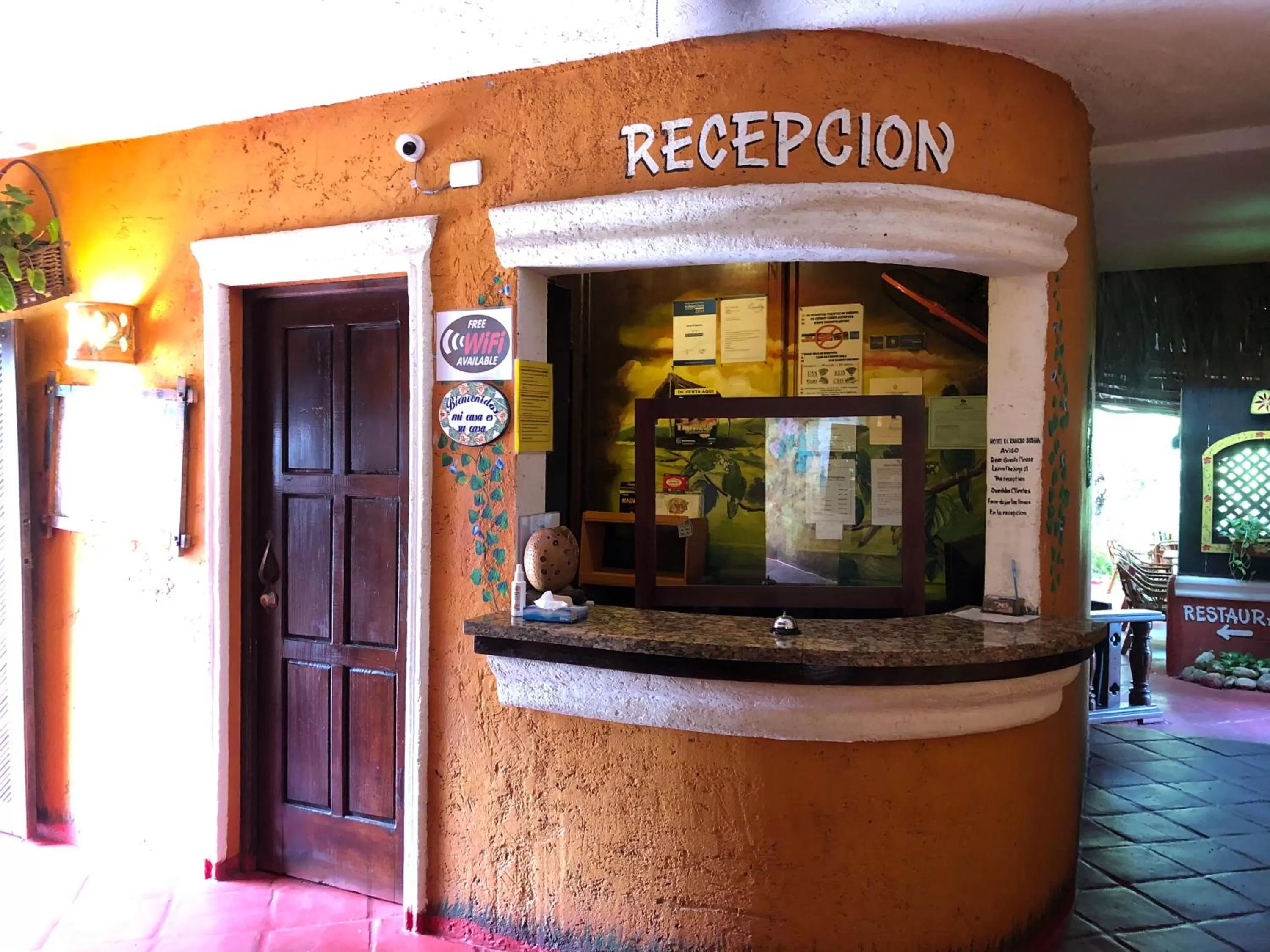 Lobby or reception in Hotel El Rancho Sosua