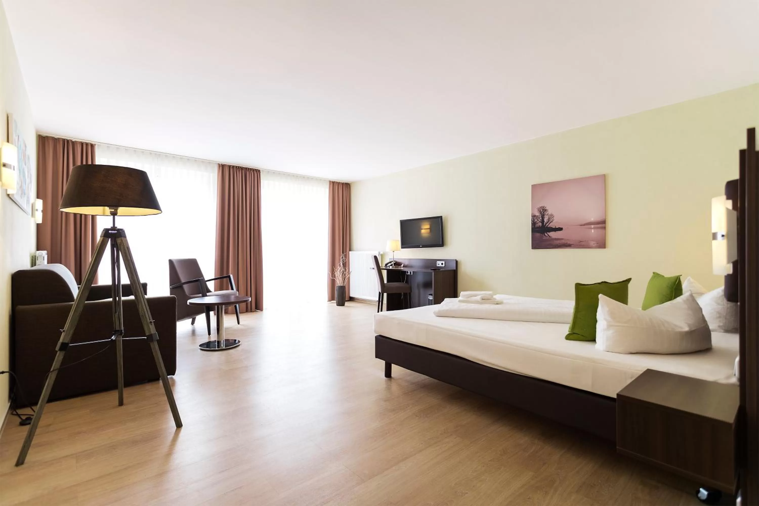 Photo of the whole room, Bed in Hotel am See