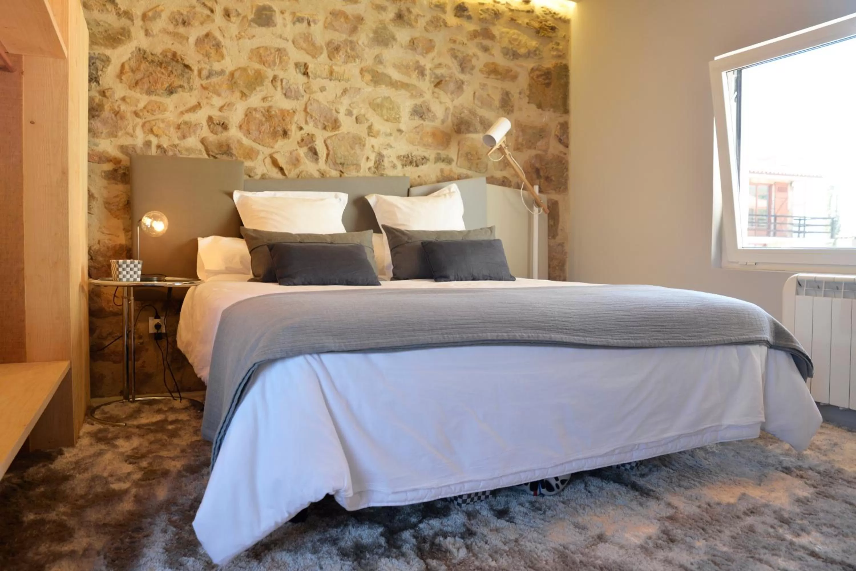 Bedroom, Bed in Hotel Garaiko Landetxea