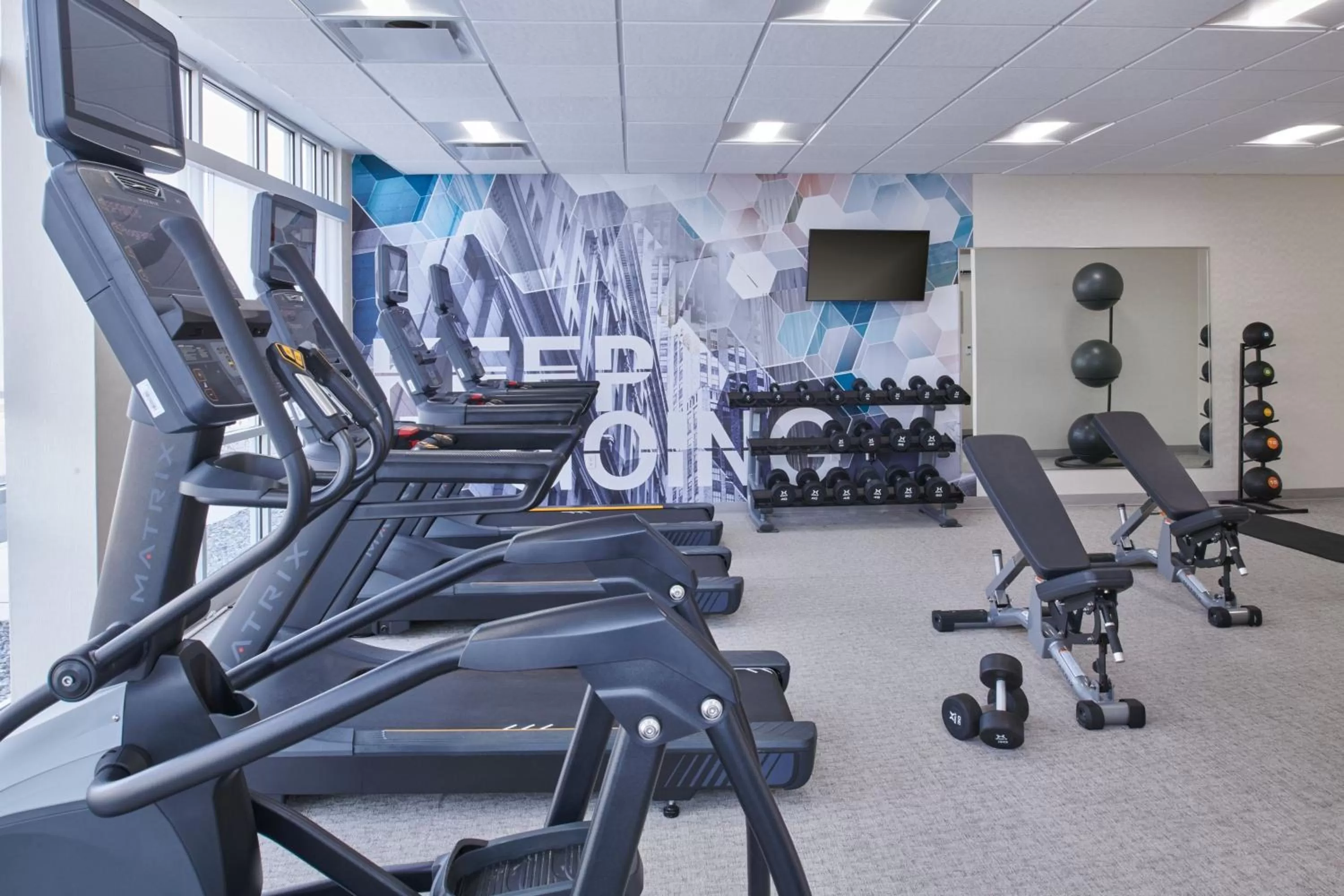 Fitness centre/facilities in SpringHill Suites by Marriott Detroit Dearborn