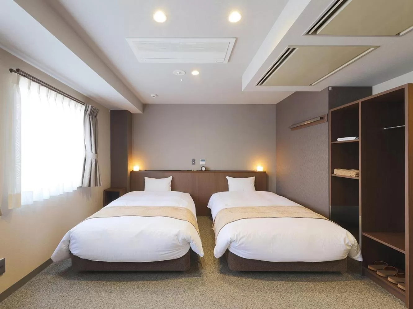 Bed in Matsue Urban Hotel