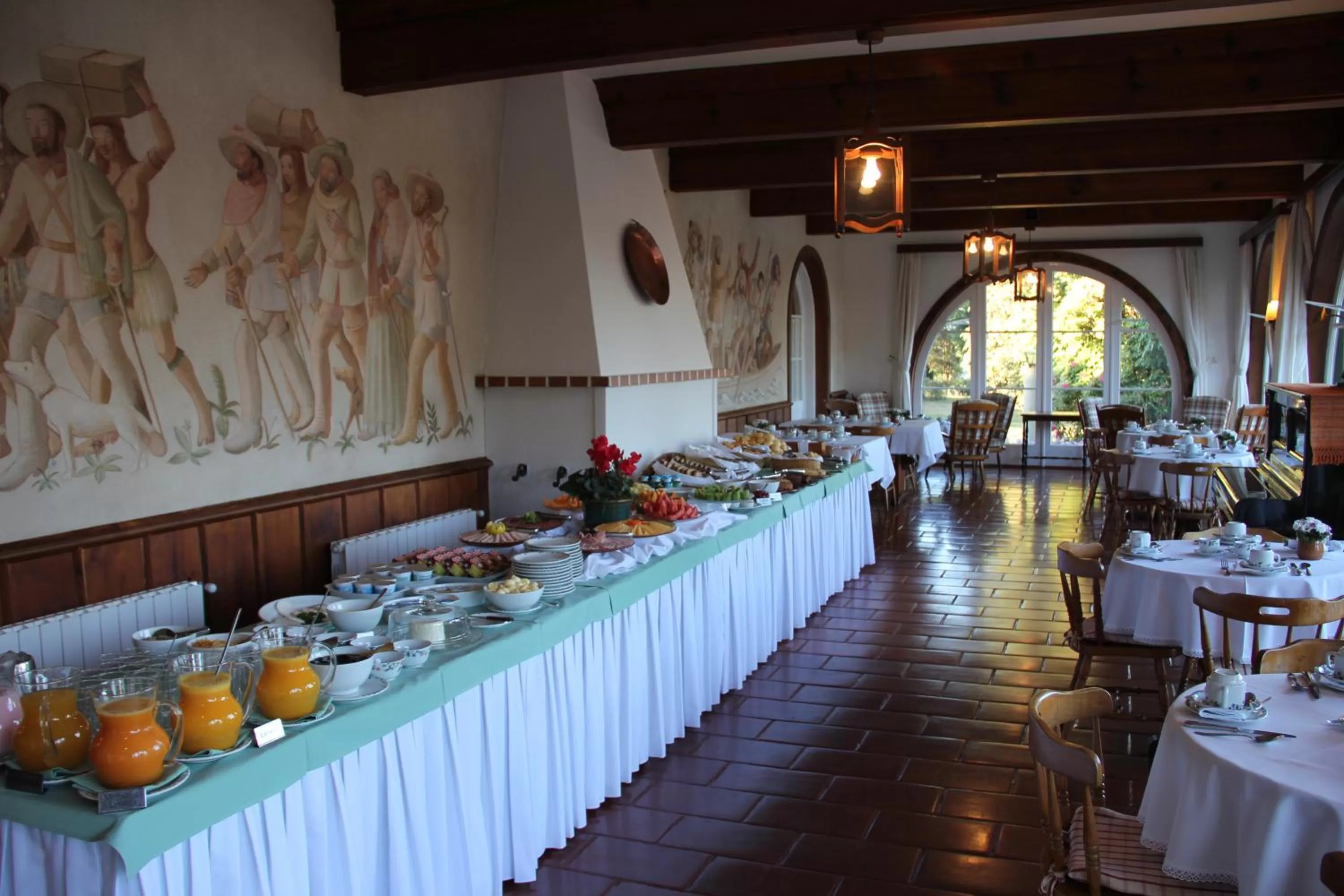 Continental breakfast in Hotel Toriba