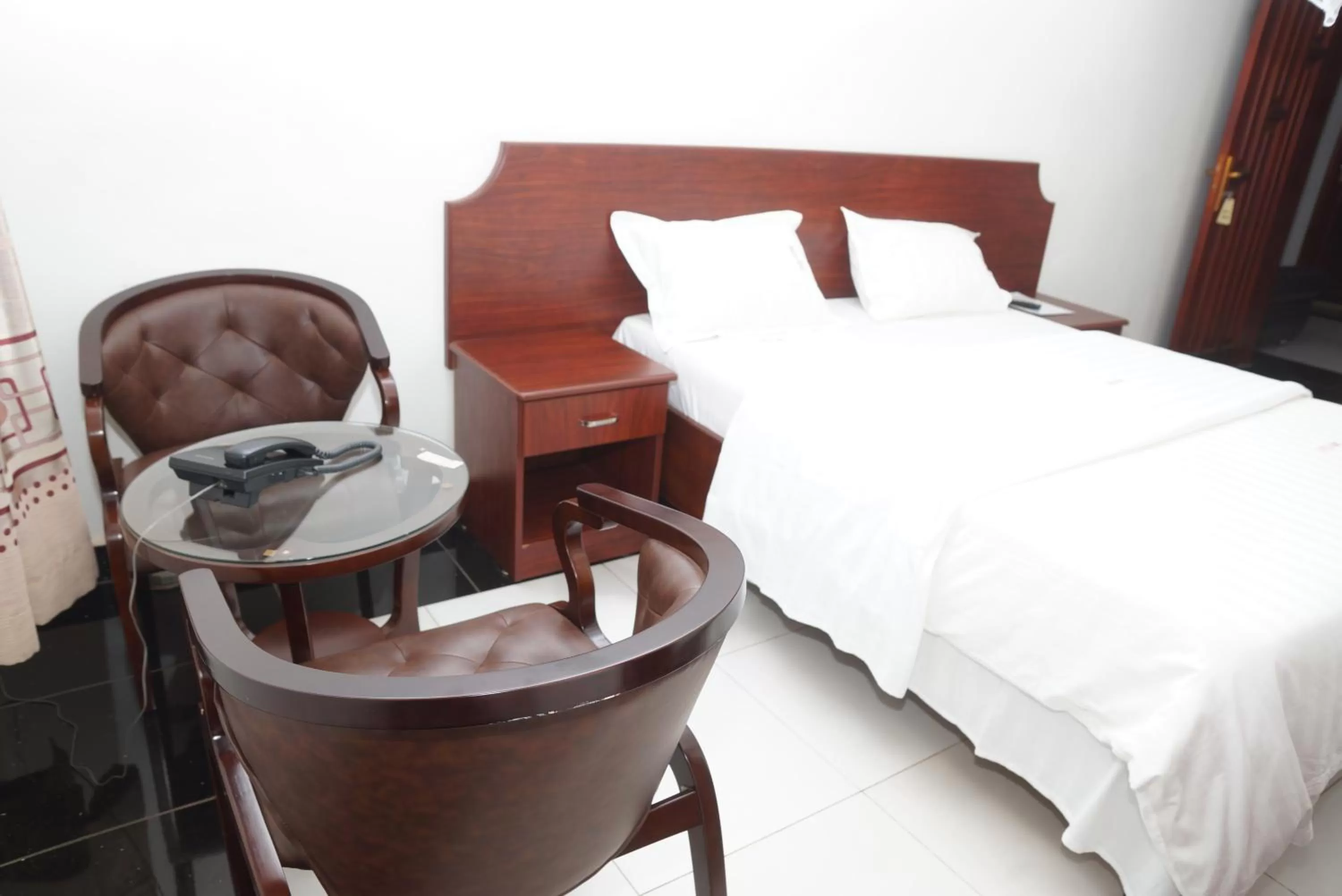 Bed in Sunrise Hotel Kampala