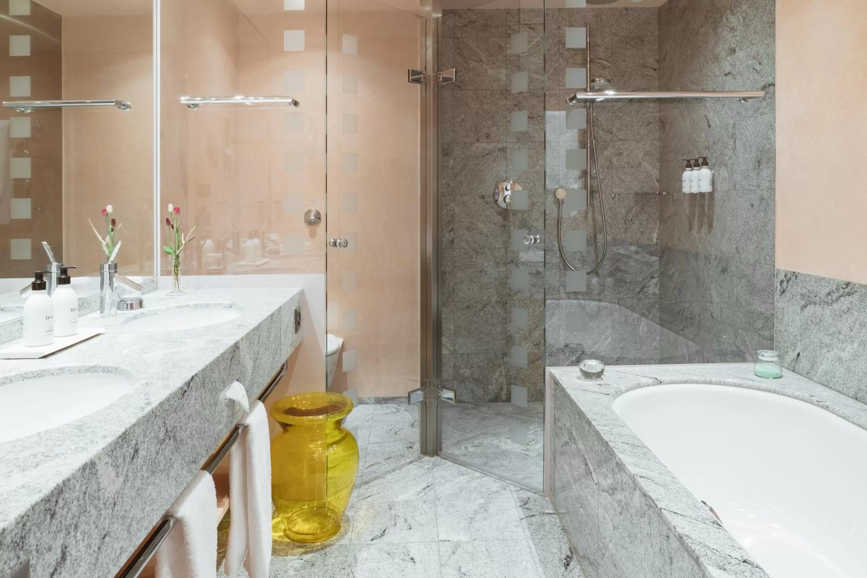 Shower in Tschuggen Grand Hotel - The Leading Hotels of the World