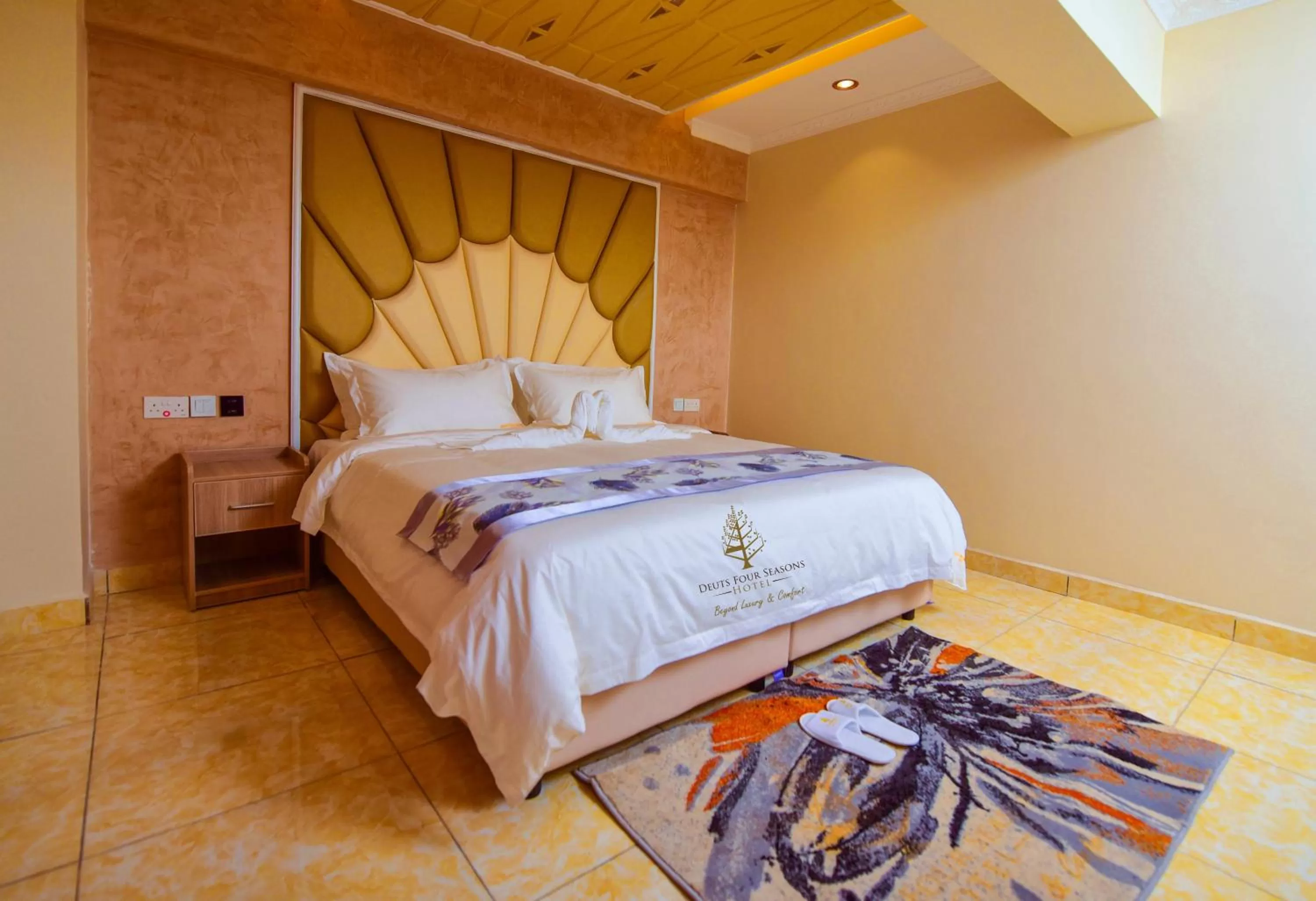 Bed in Deuts Four Seasons Hotel