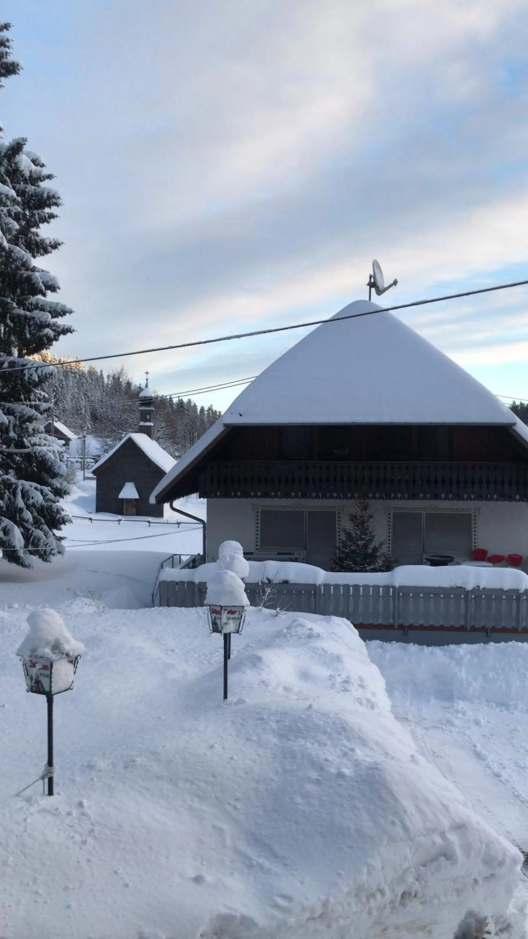 Balcony/Terrace in Sporthostel Rössle