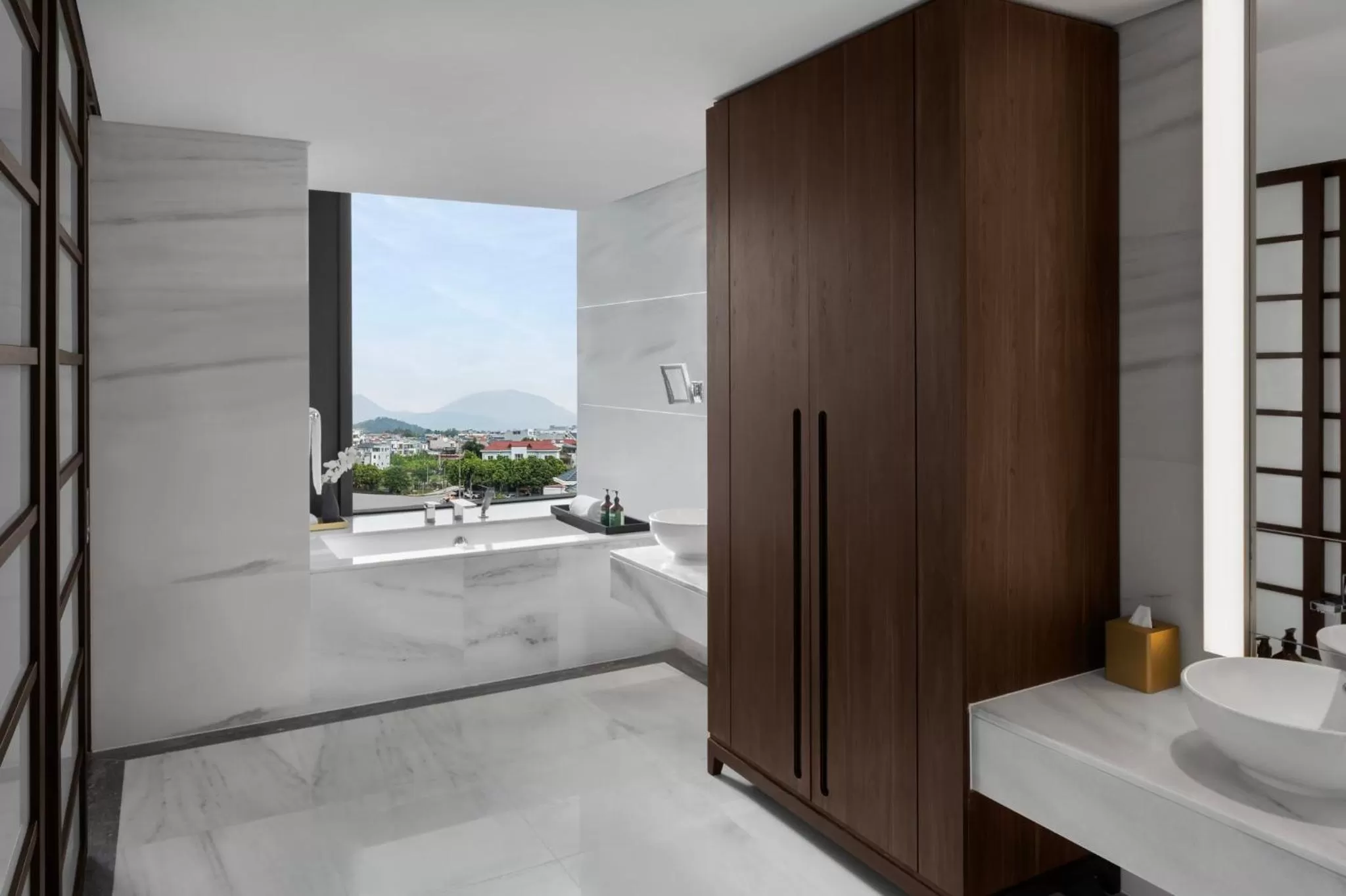 Bathroom, Bed in Crowne Plaza Vinh Yen City Centre by IHG