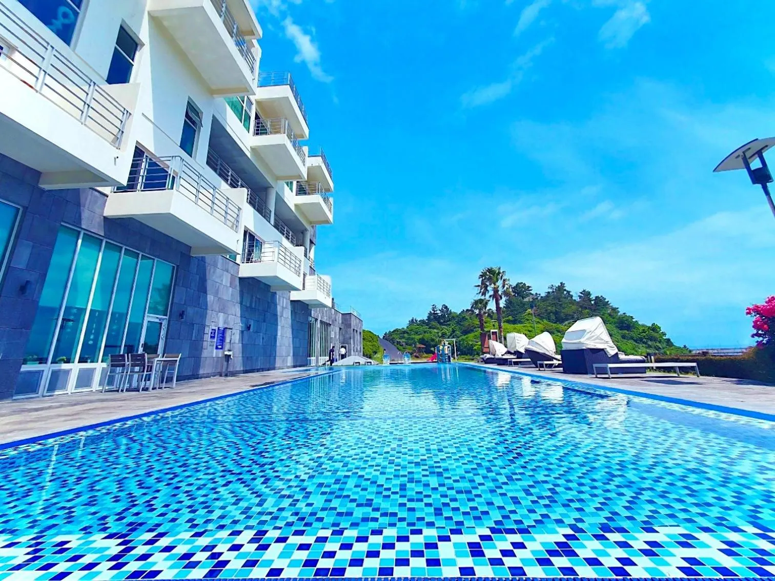 Swimming pool in Y Resort Jeju